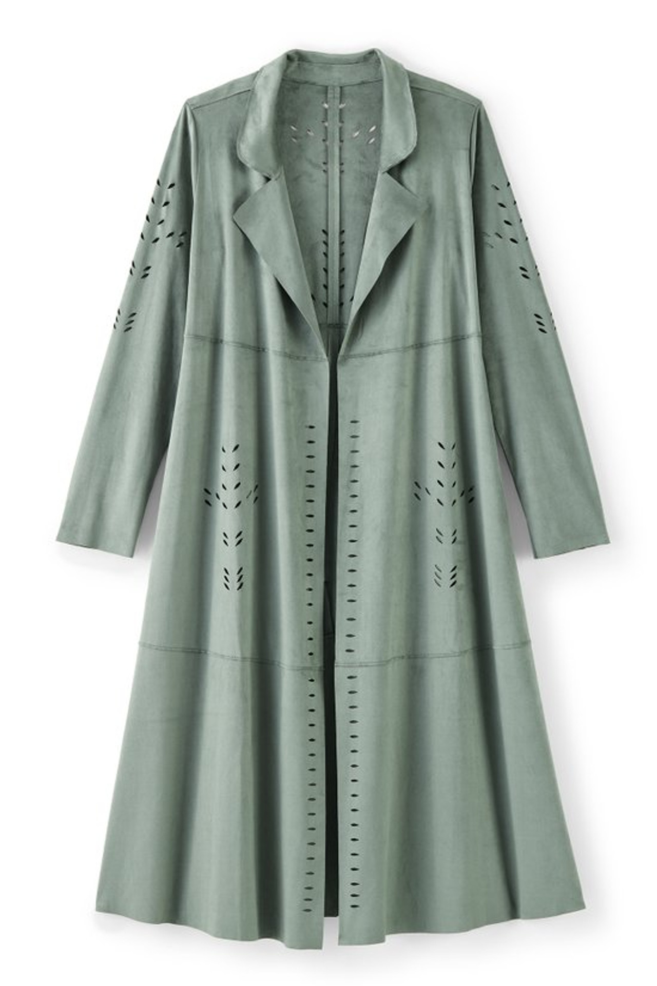 Norine Faux Suede Duster - Soft Surroundings Outlet