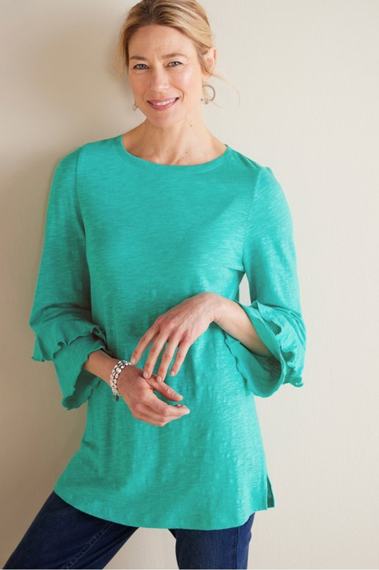 Erin Linen Blend Tunic - Soft Surroundings Outlet