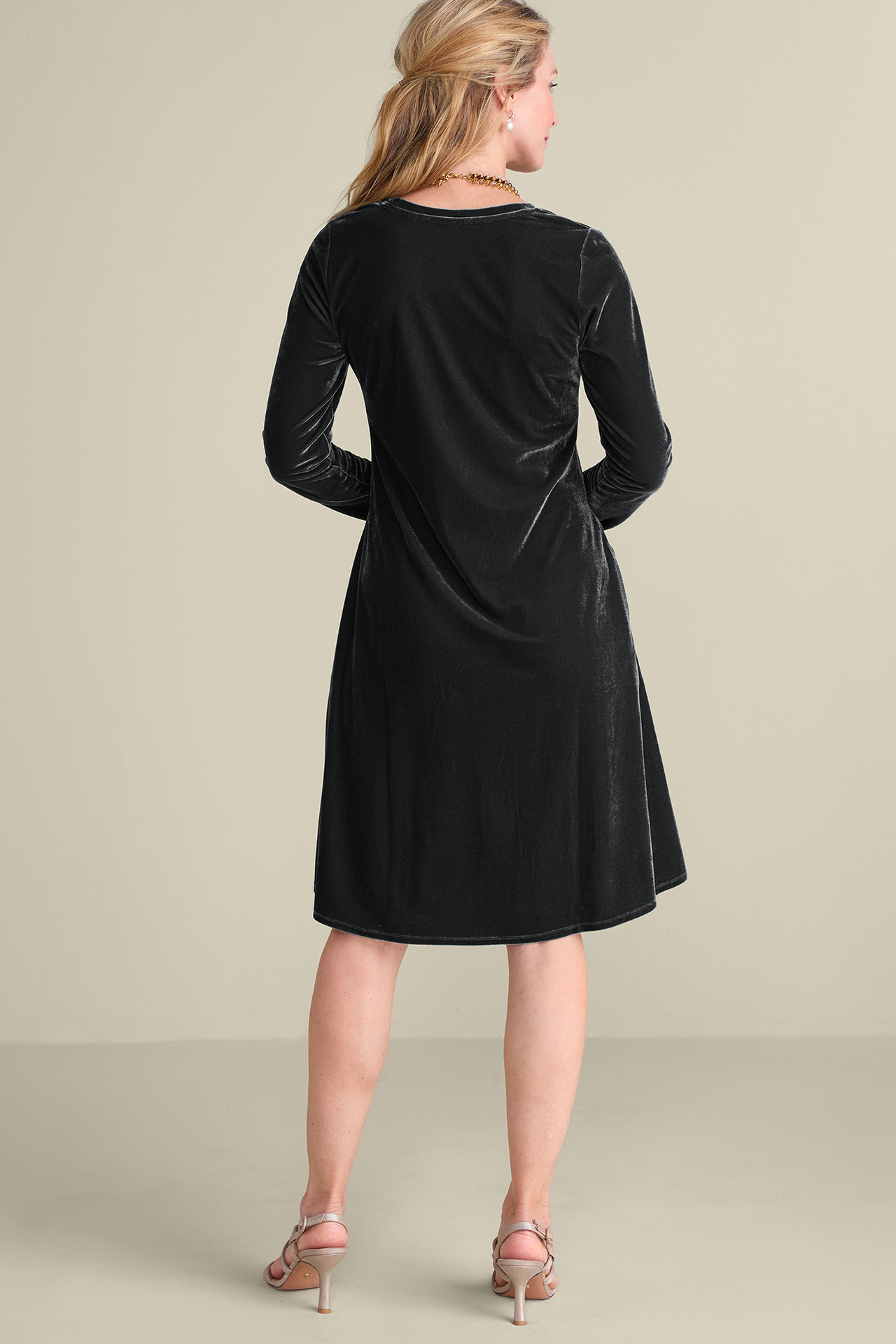 Short Santiago Velvet Dress - Soft Surroundings Outlet