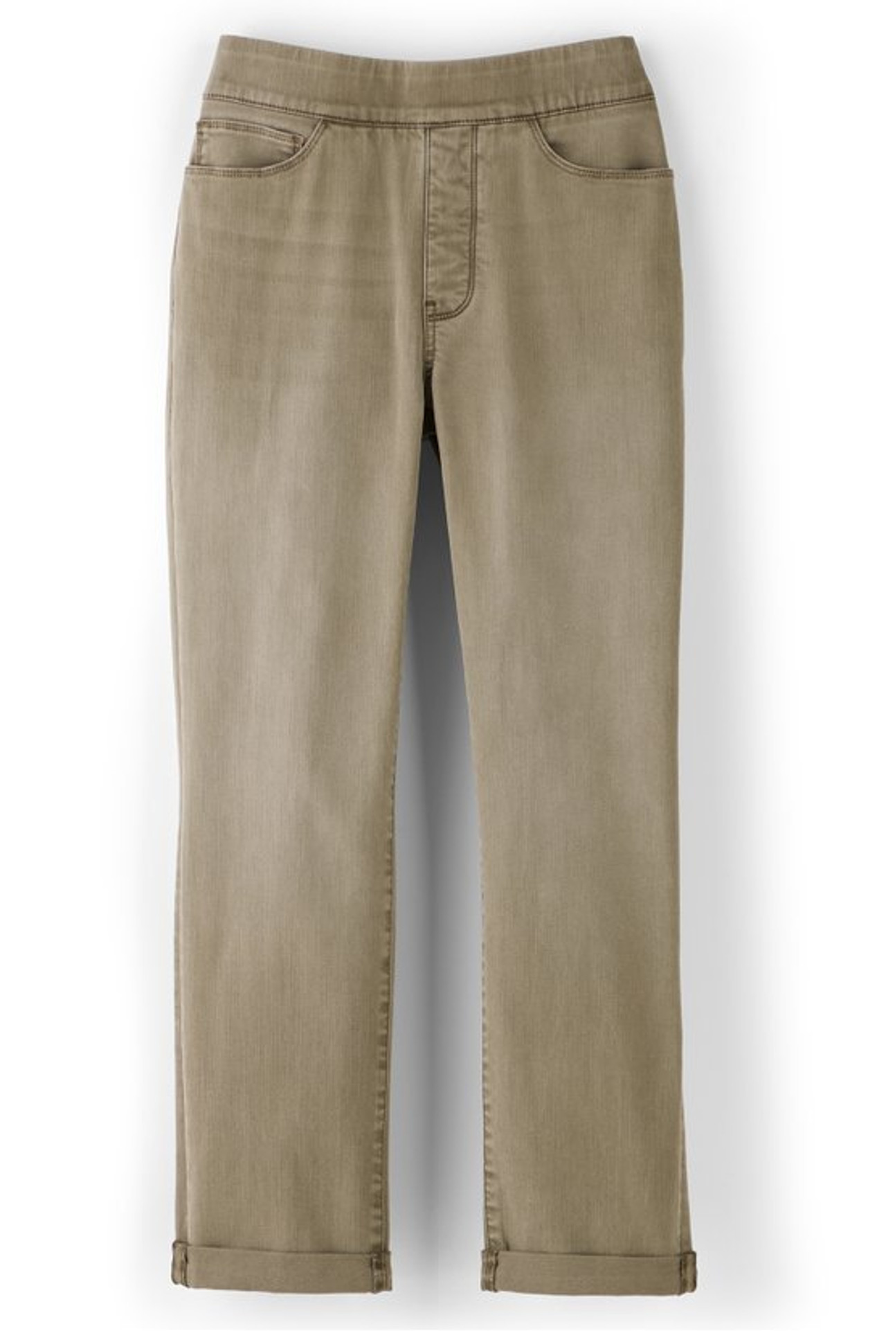 The Ultimate Denim Pull-On Crop - Soft Surroundings Outlet