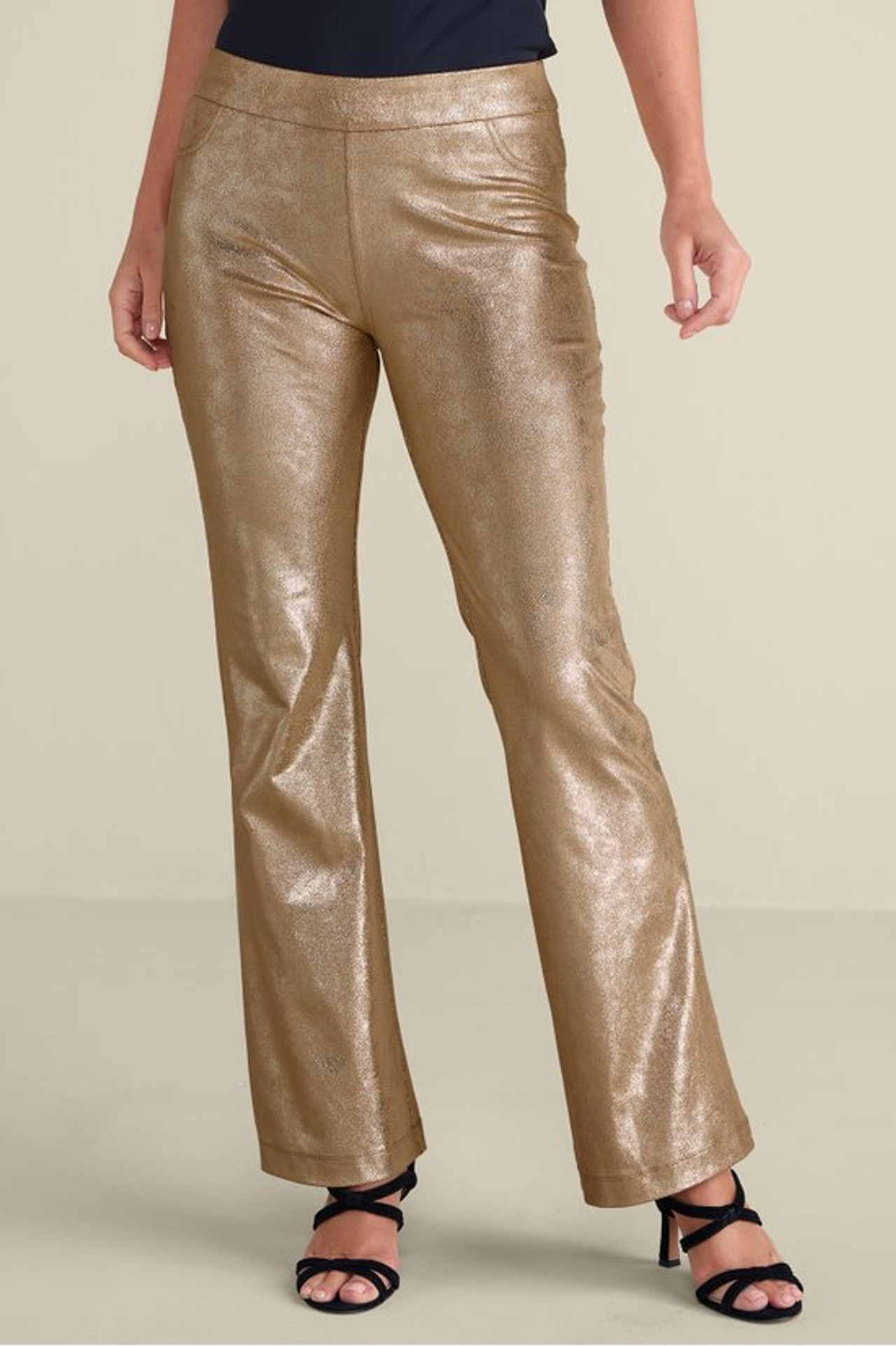 Faux Suede Bootcut Pants - Soft Surroundings Outlet