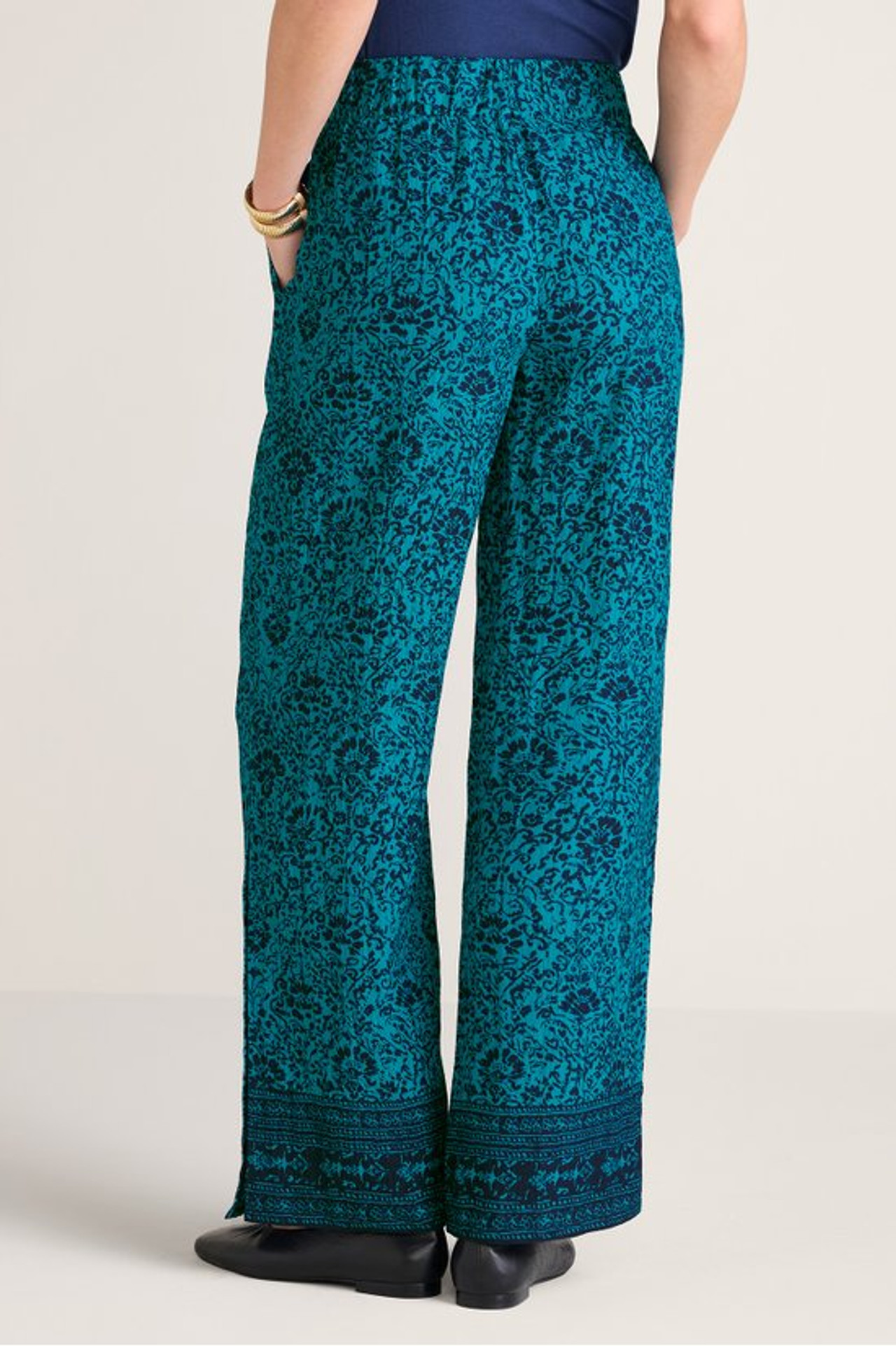 Oceo Gauze Wide-Leg Pants - Soft Surroundings Outlet