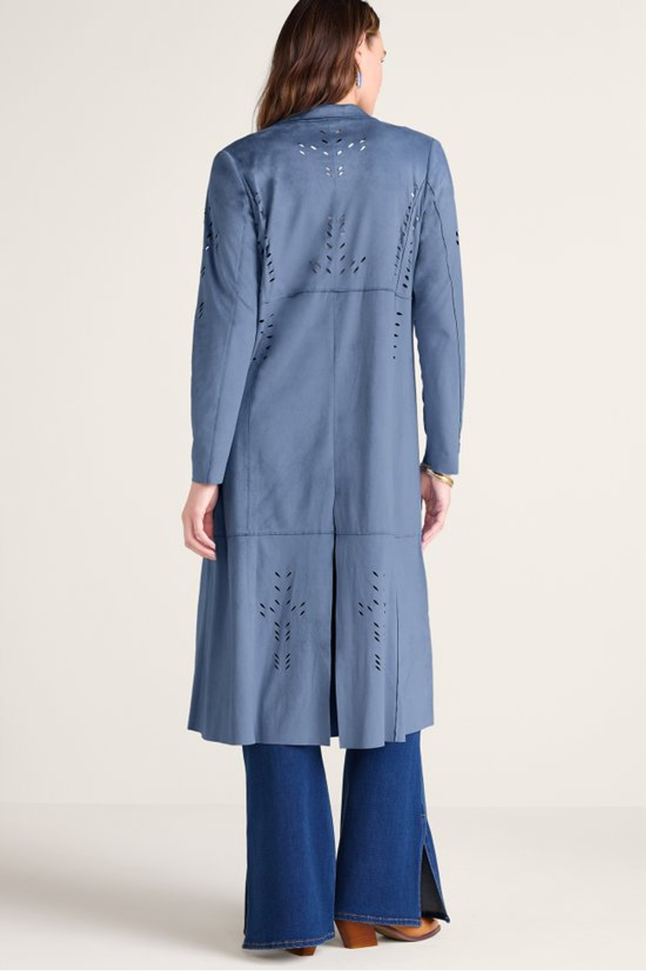 Norine Faux Suede Duster - Soft Surroundings Outlet