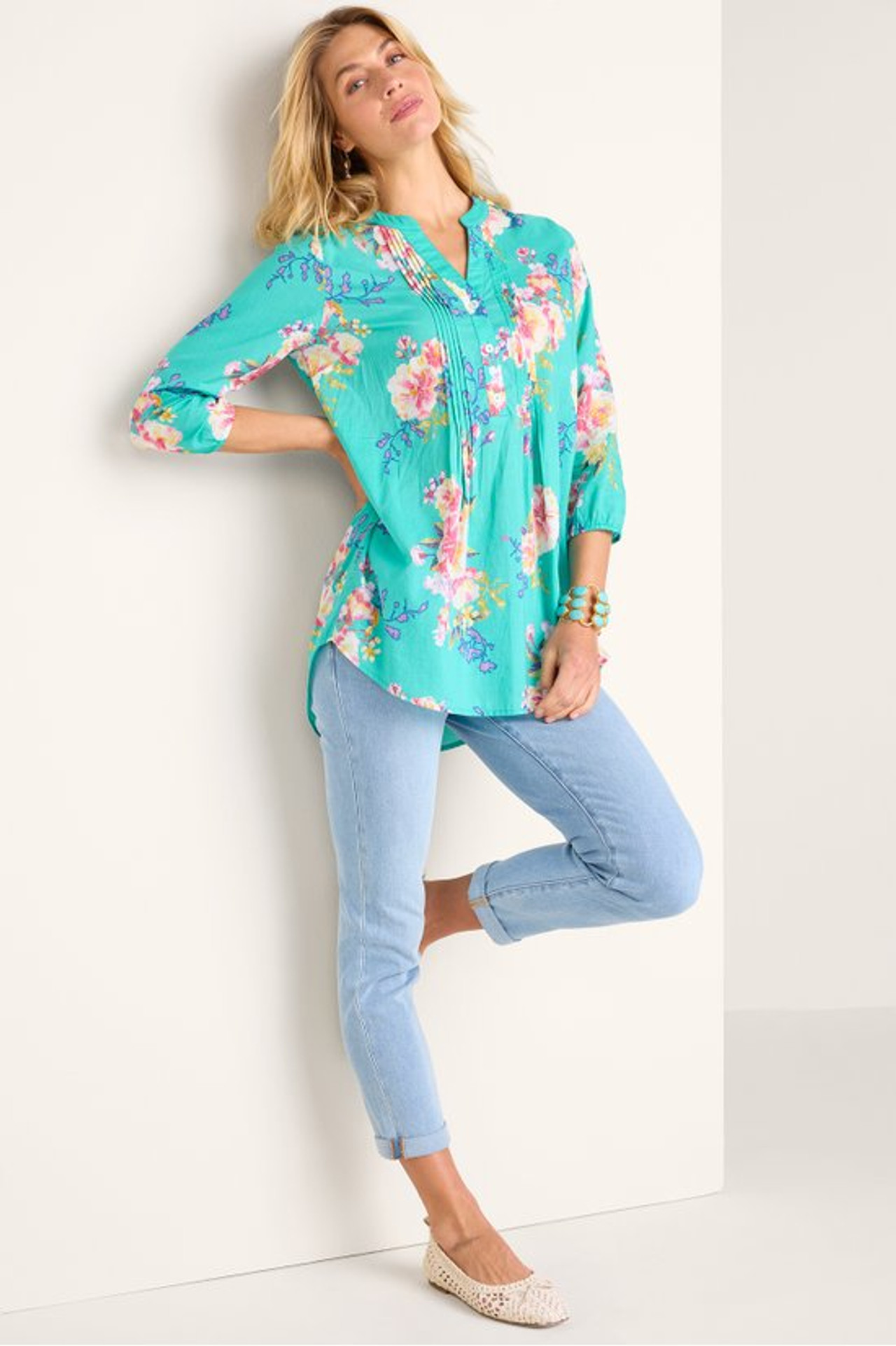 Lanie Printed Tunic - Soft Surroundings Outlet