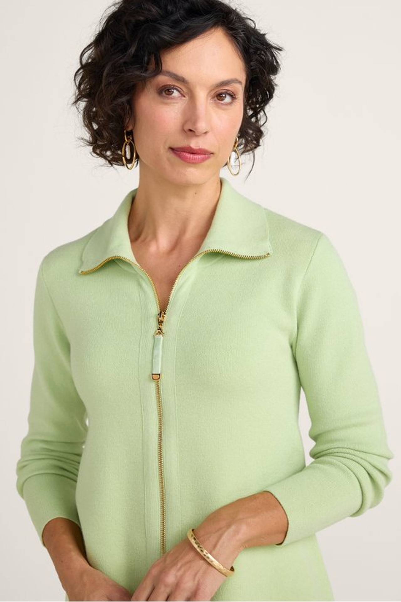 Meria Zip Cardi - Soft Surroundings Outlet