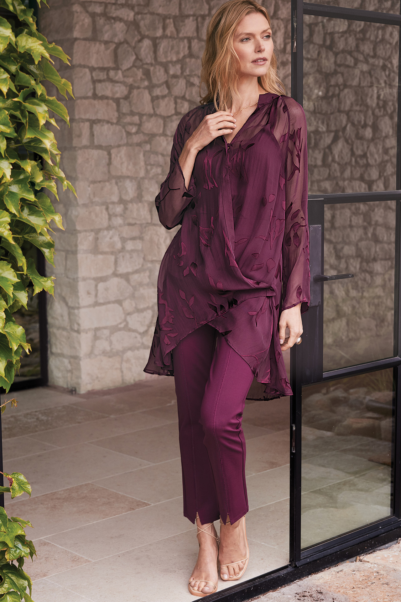 SoftEssential™ Ponte Slim Ankle Pants - Soft Surroundings Outlet