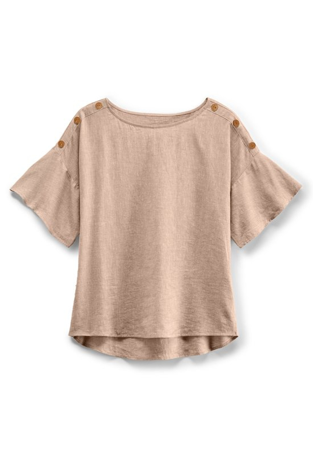 Andrea Linen Blend Pullover - Soft Surroundings Outlet