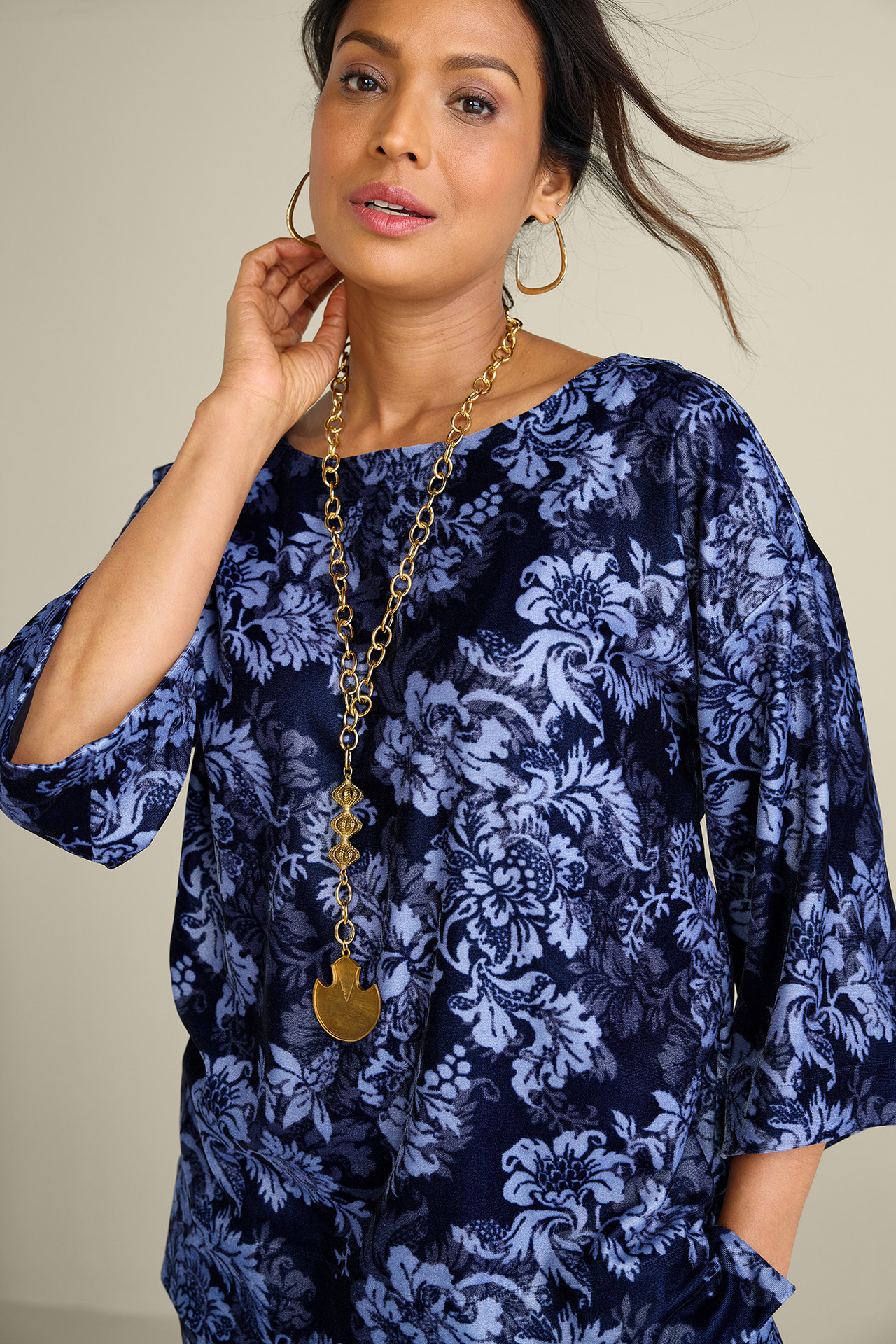 Aria Velvet Top - Soft Surroundings Outlet