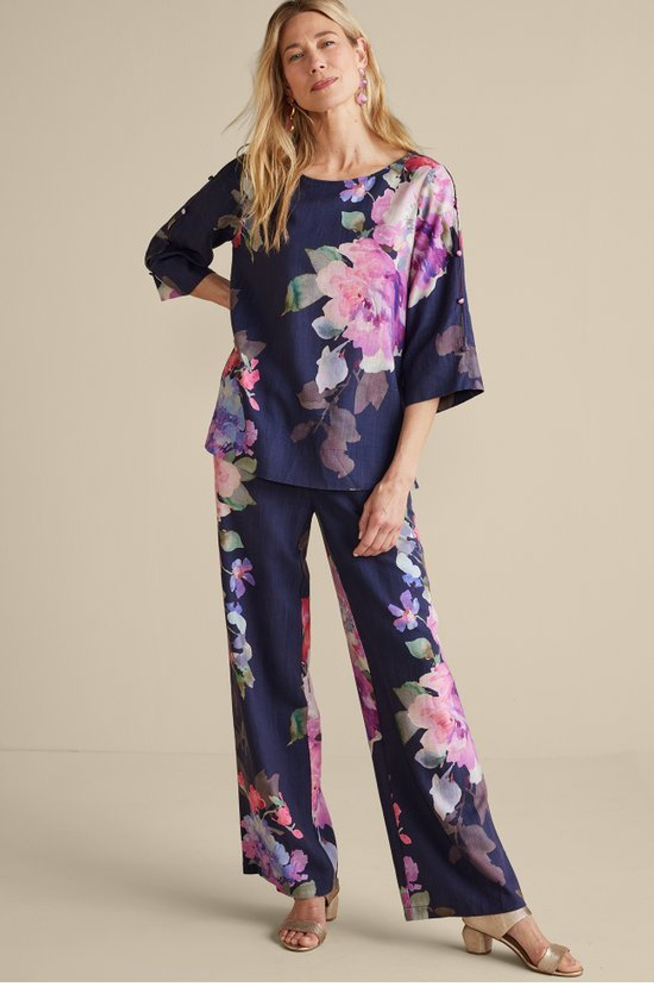 Lizette Wide-Leg Pant - Soft Surroundings Outlet