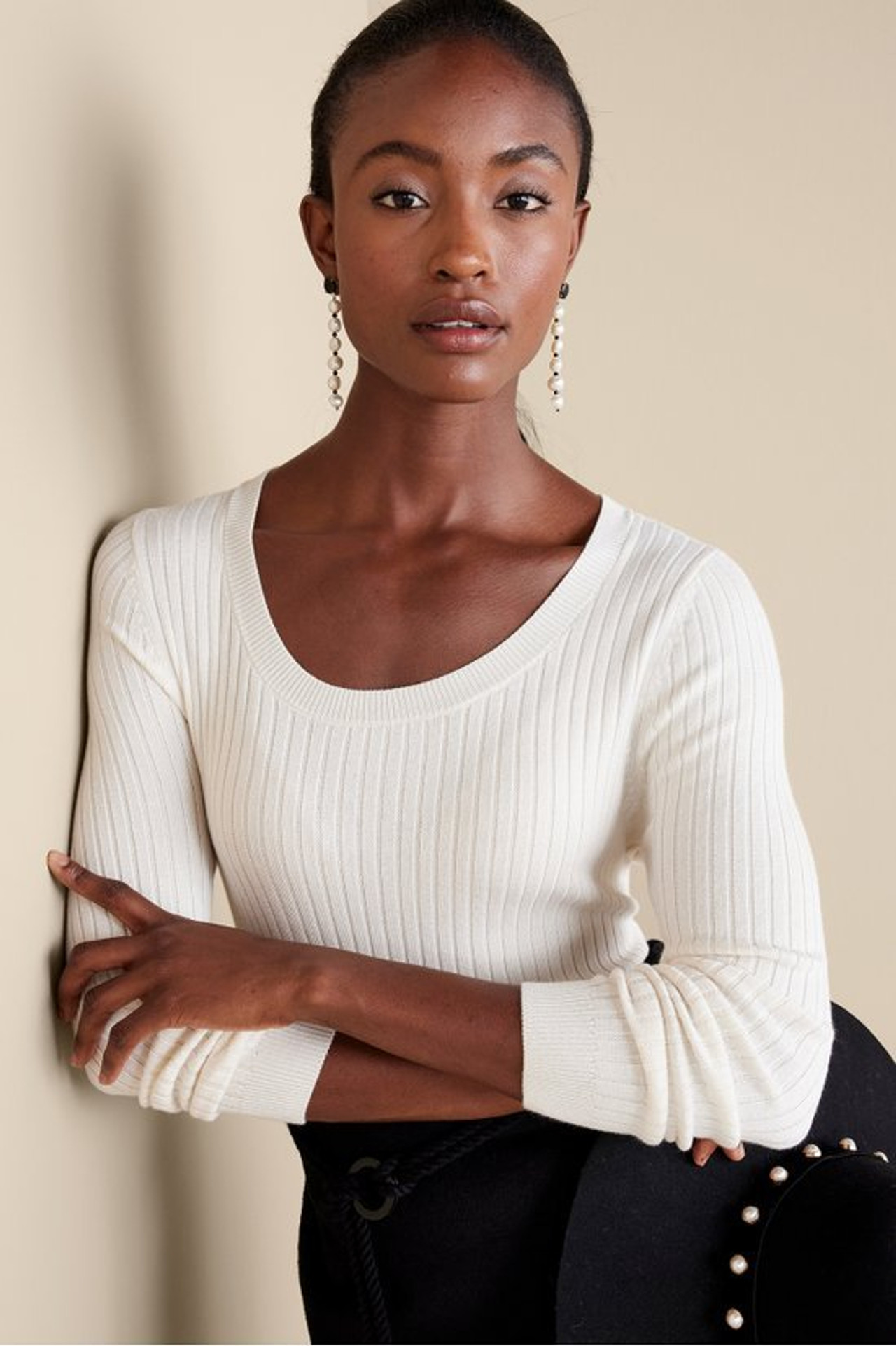 SoftEssential™ Ribbed Pullover Sweater - Soft Surroundings Outlet