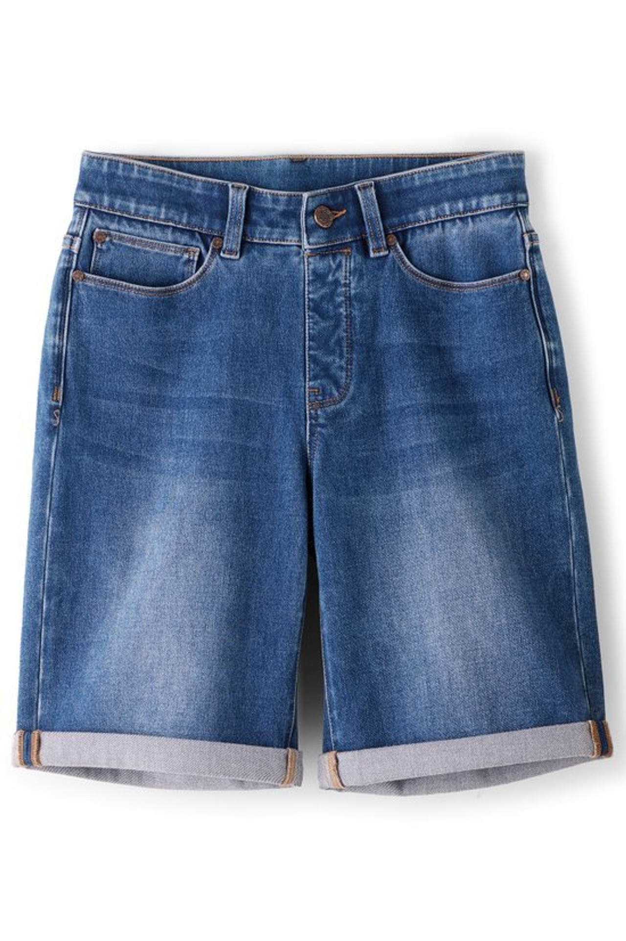 Ultimate Denim Pull On Relaxed Shorts - Soft Surroundings Outlet