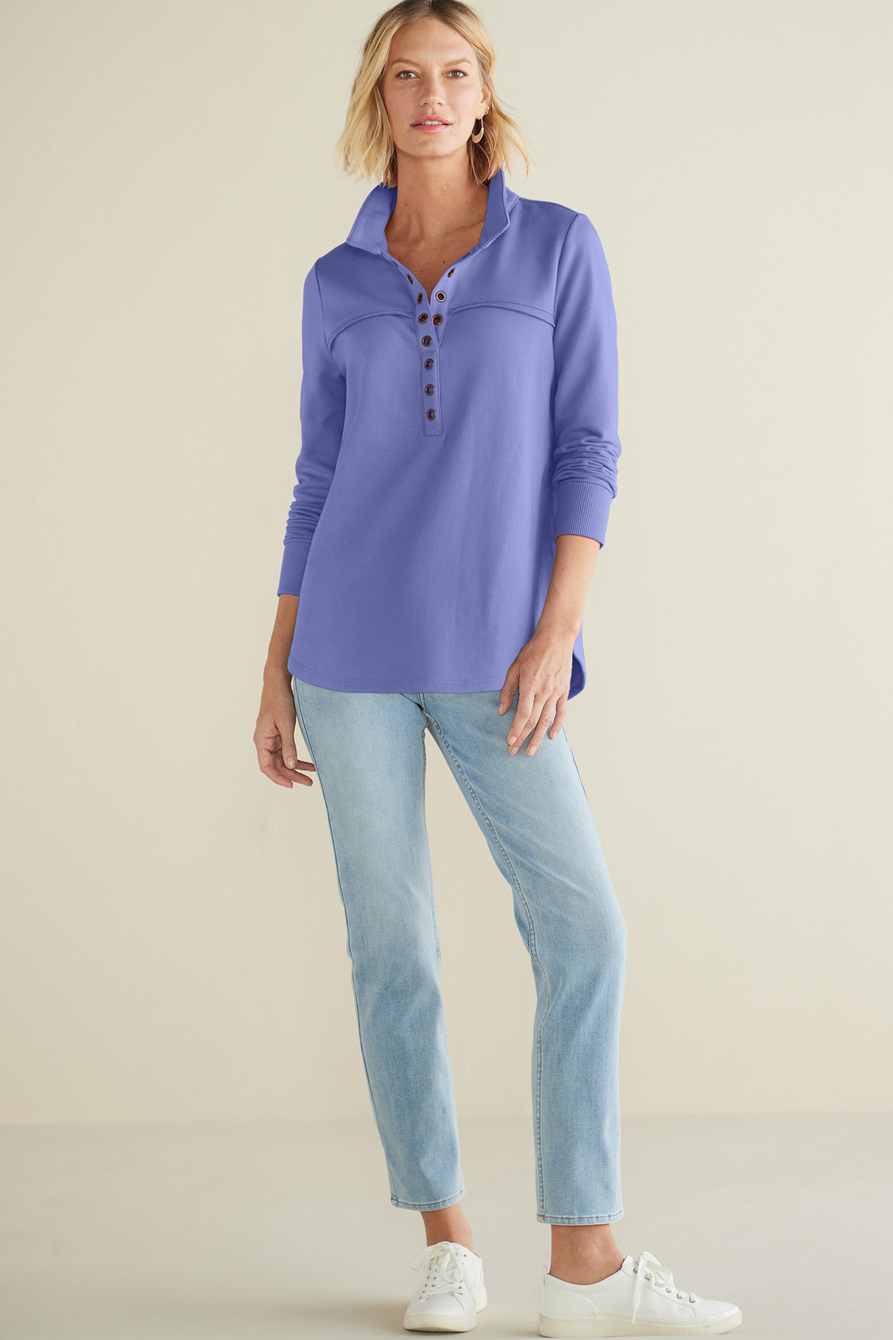 Neera French Terry Tunic - Soft Surroundings Outlet