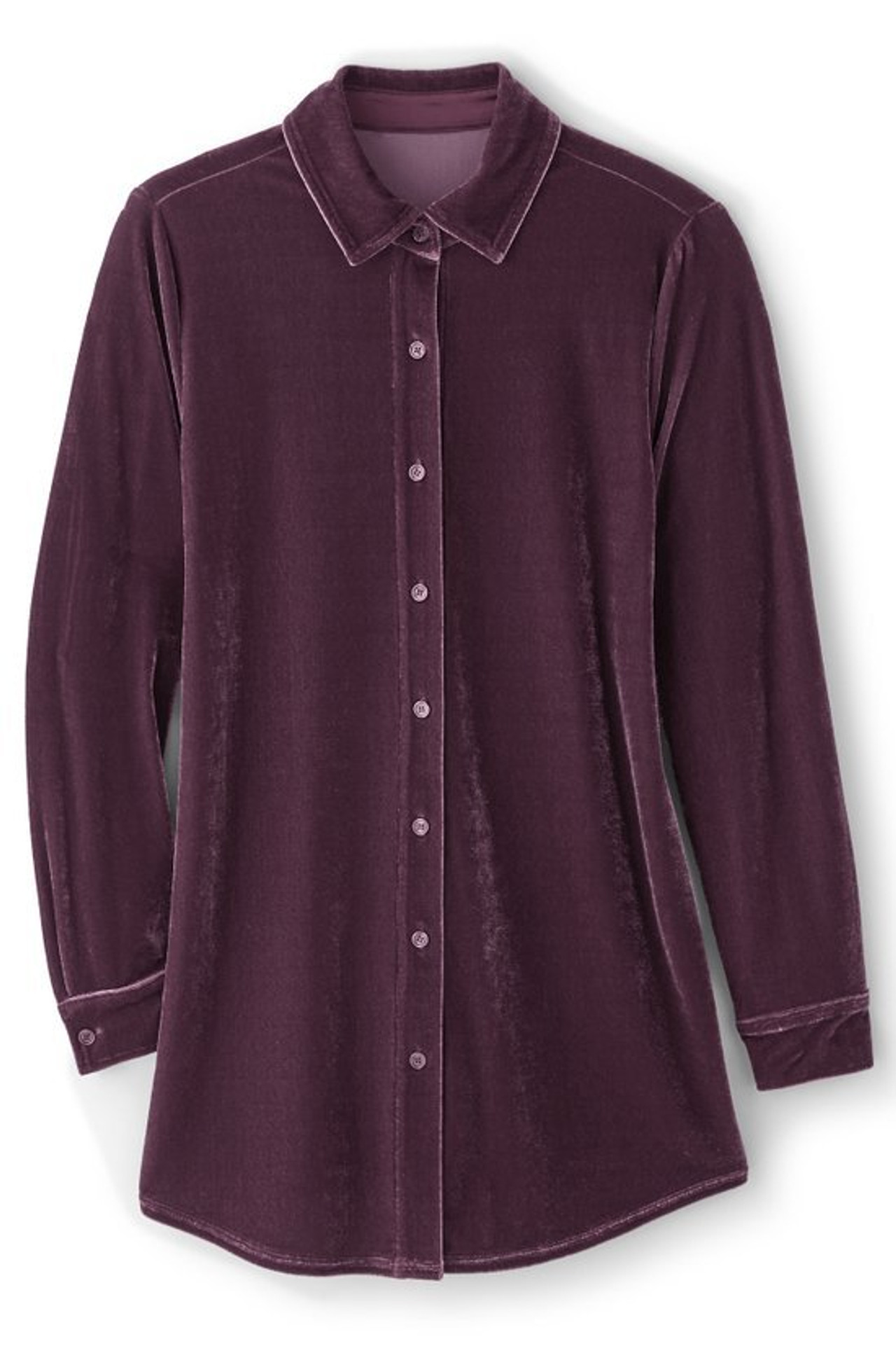Velvet Boyfriend Tunic Shirt - Soft Surroundings Outlet