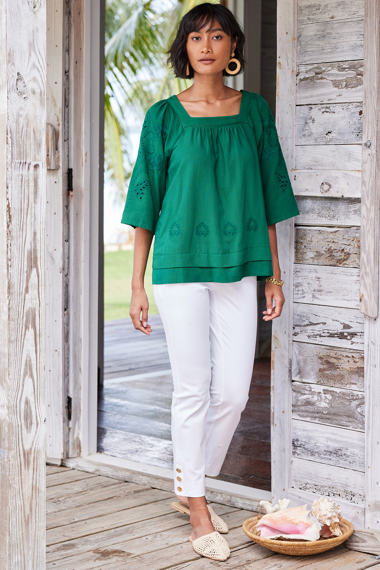 SoftEssential™ SUPERLA Slim Leg Crop Pants - Soft Surroundings Outlet