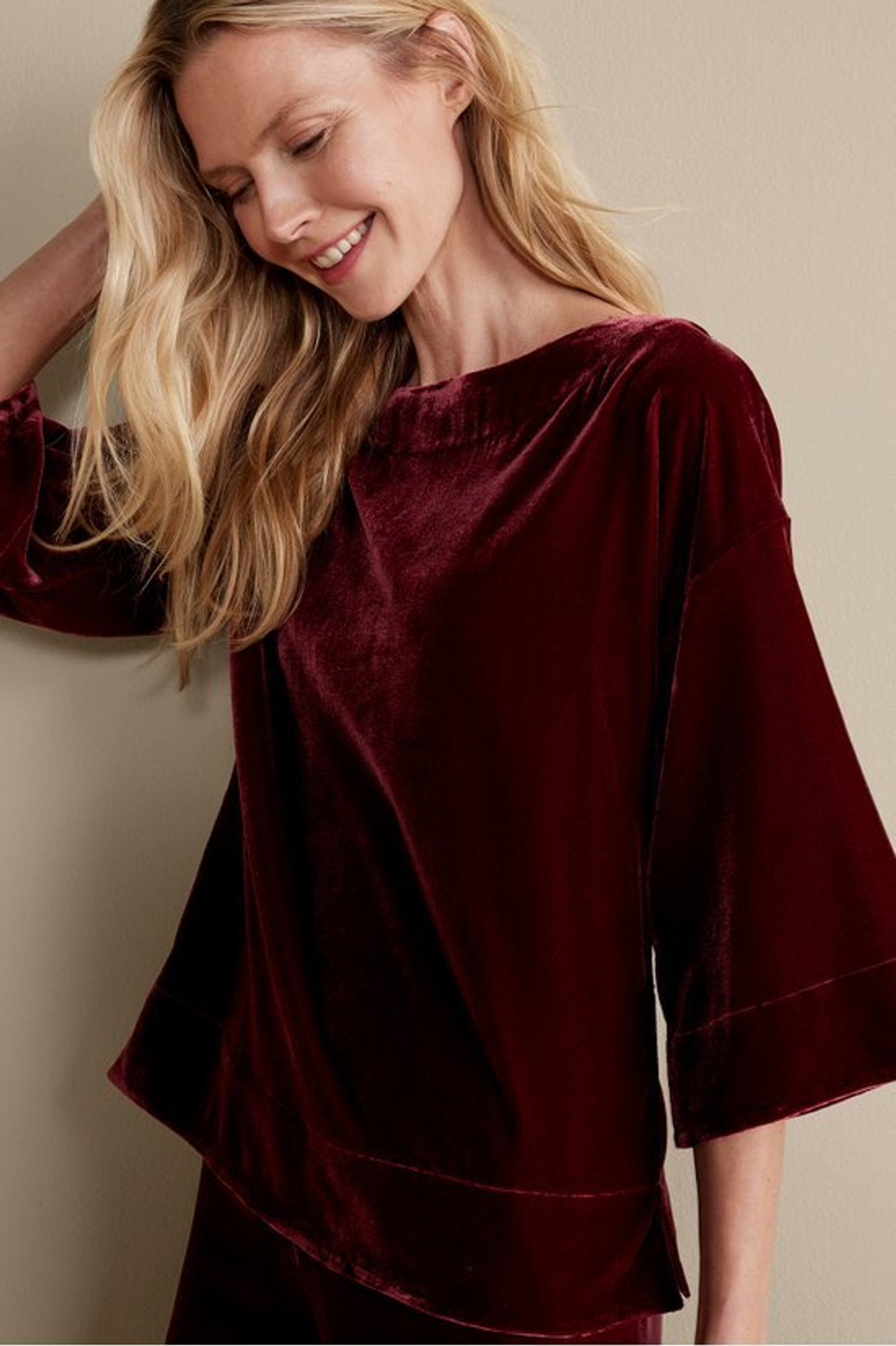 Aria Velvet Top - Soft Surroundings Outlet