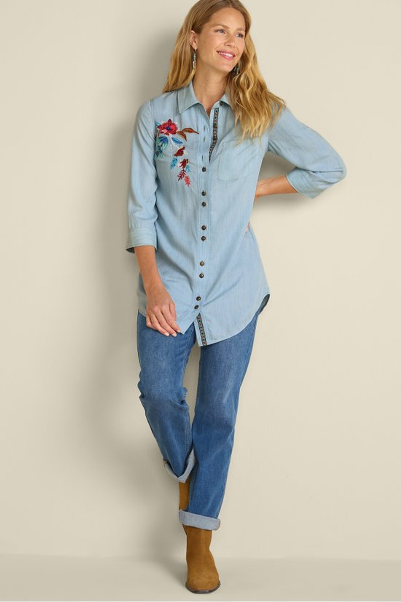 Aveline TENCEL™ Tunic - Soft Surroundings Outlet