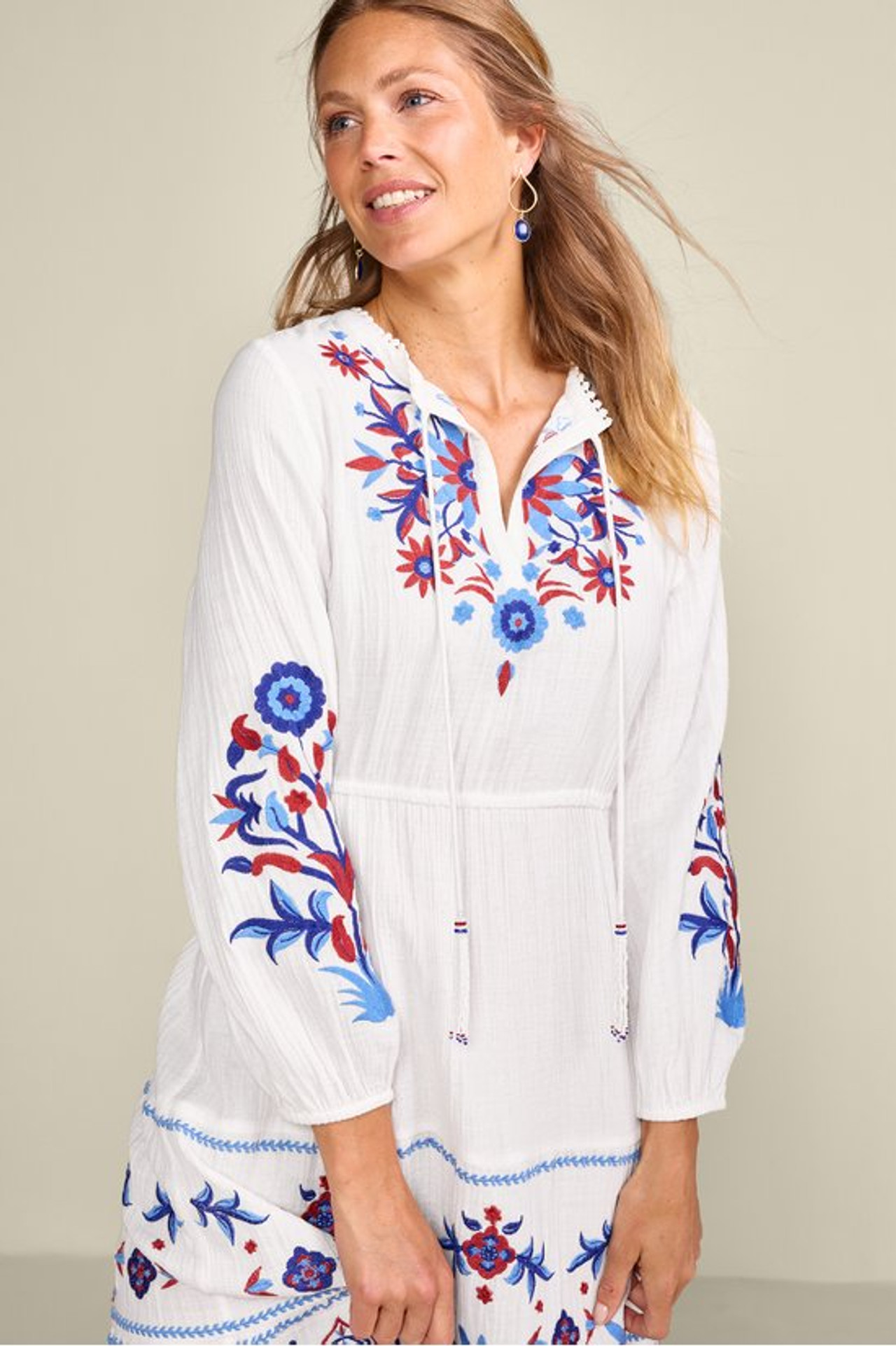 Sarnia Gauze Midi Dress - Soft Surroundings Outlet