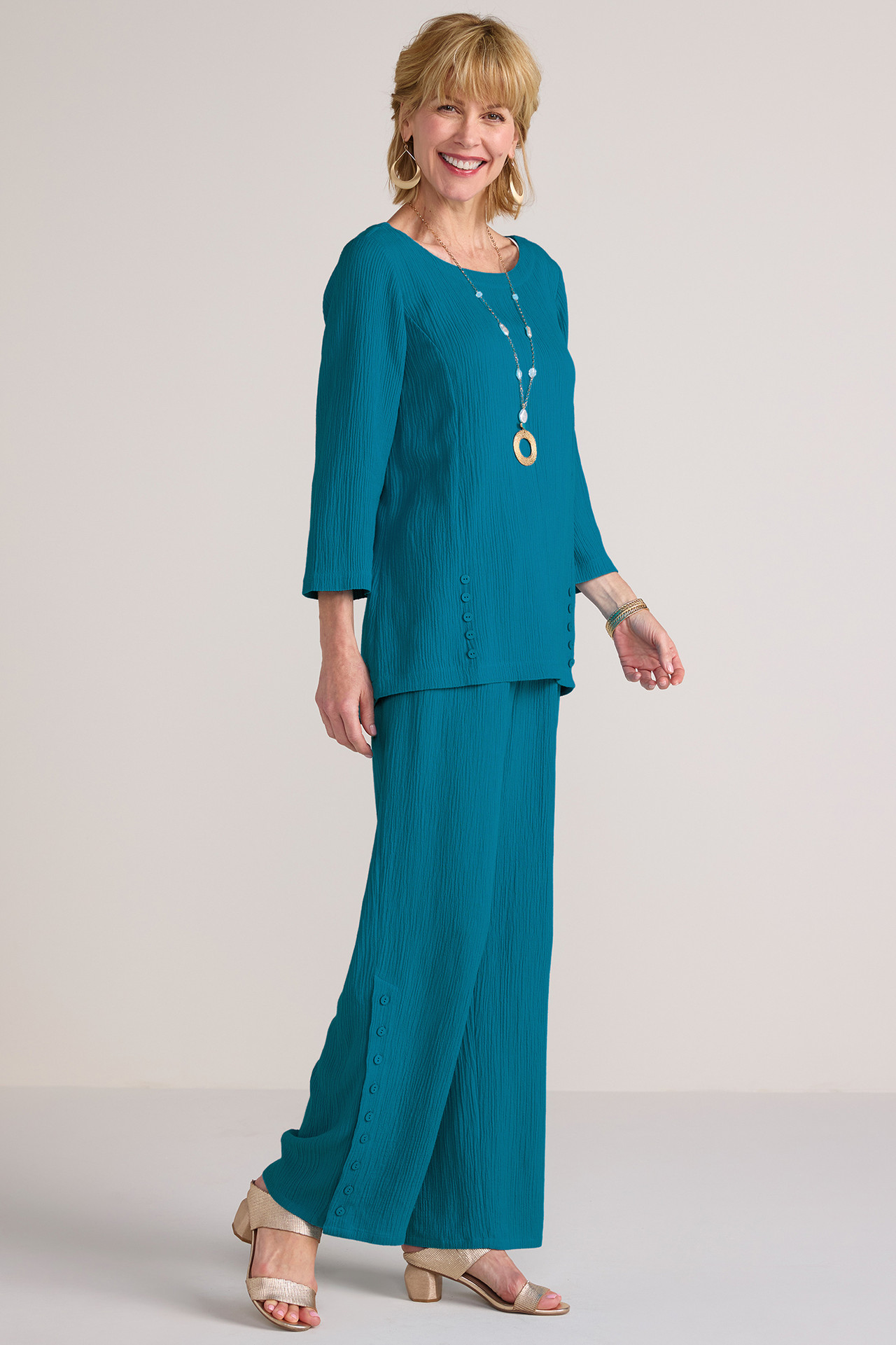 Oceo Gauze Tunic - Soft Surroundings Outlet