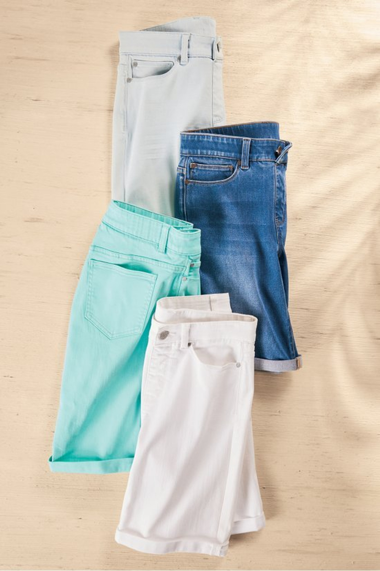 Ultimate Denim Pull On Relaxed Shorts - Soft Surroundings Outlet