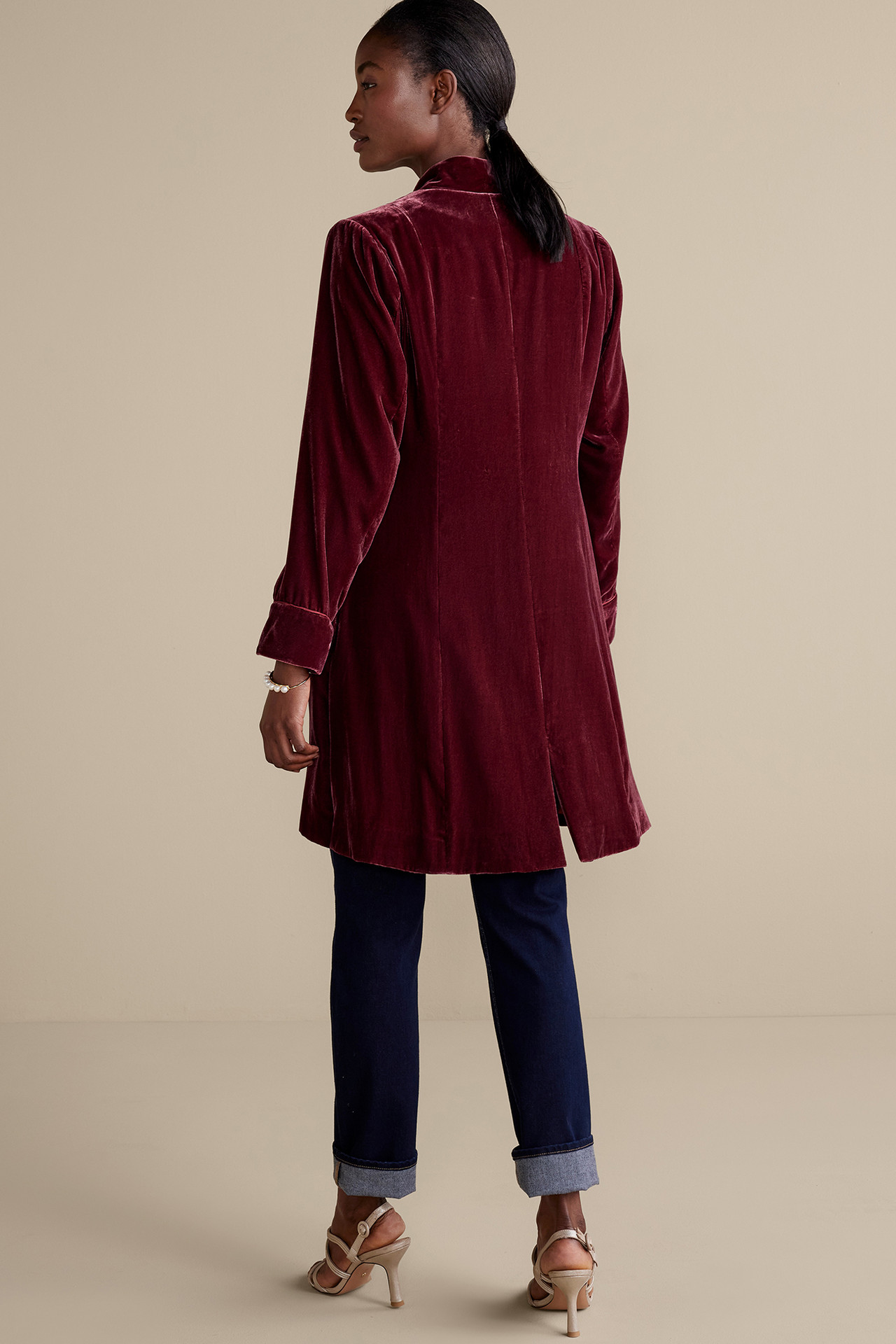 Aria Velvet Jacket - Soft Surroundings Outlet