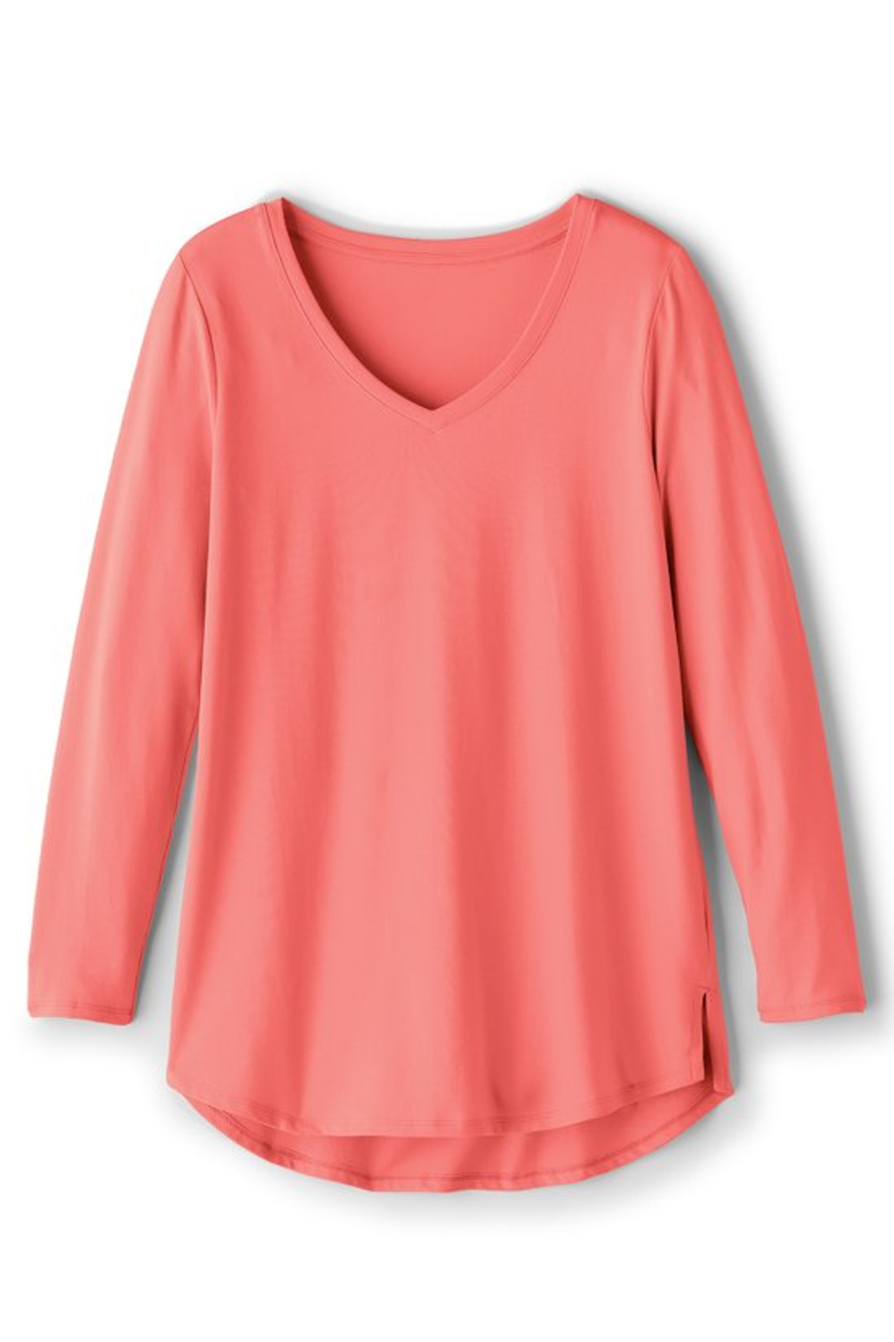 SoftEssential™ Supima® Isabel Long Sleeve Tunic - Soft Surroundings Outlet