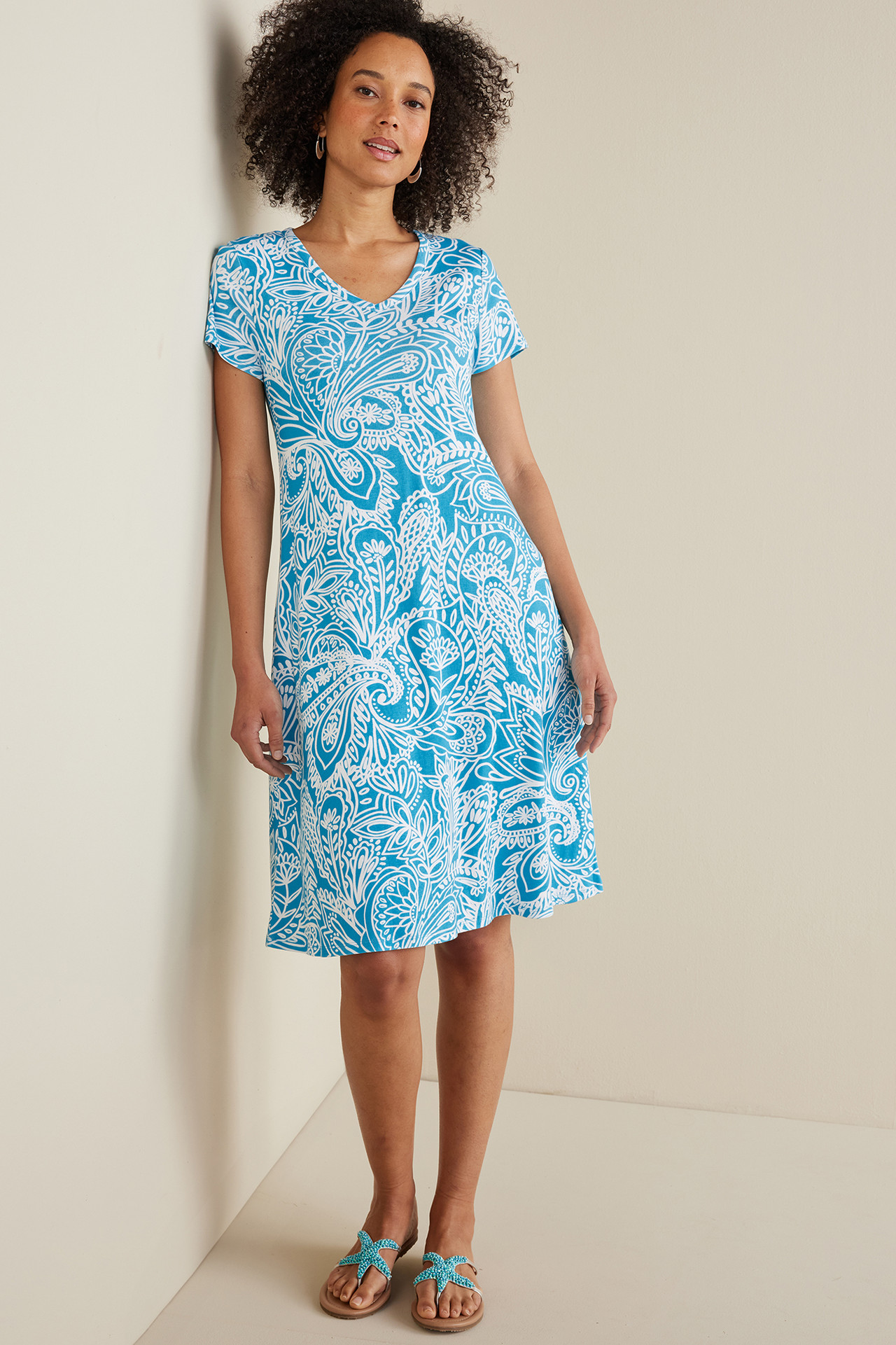 SoftEssential™ Supima® T-Shirt Dress - Soft Surroundings Outlet