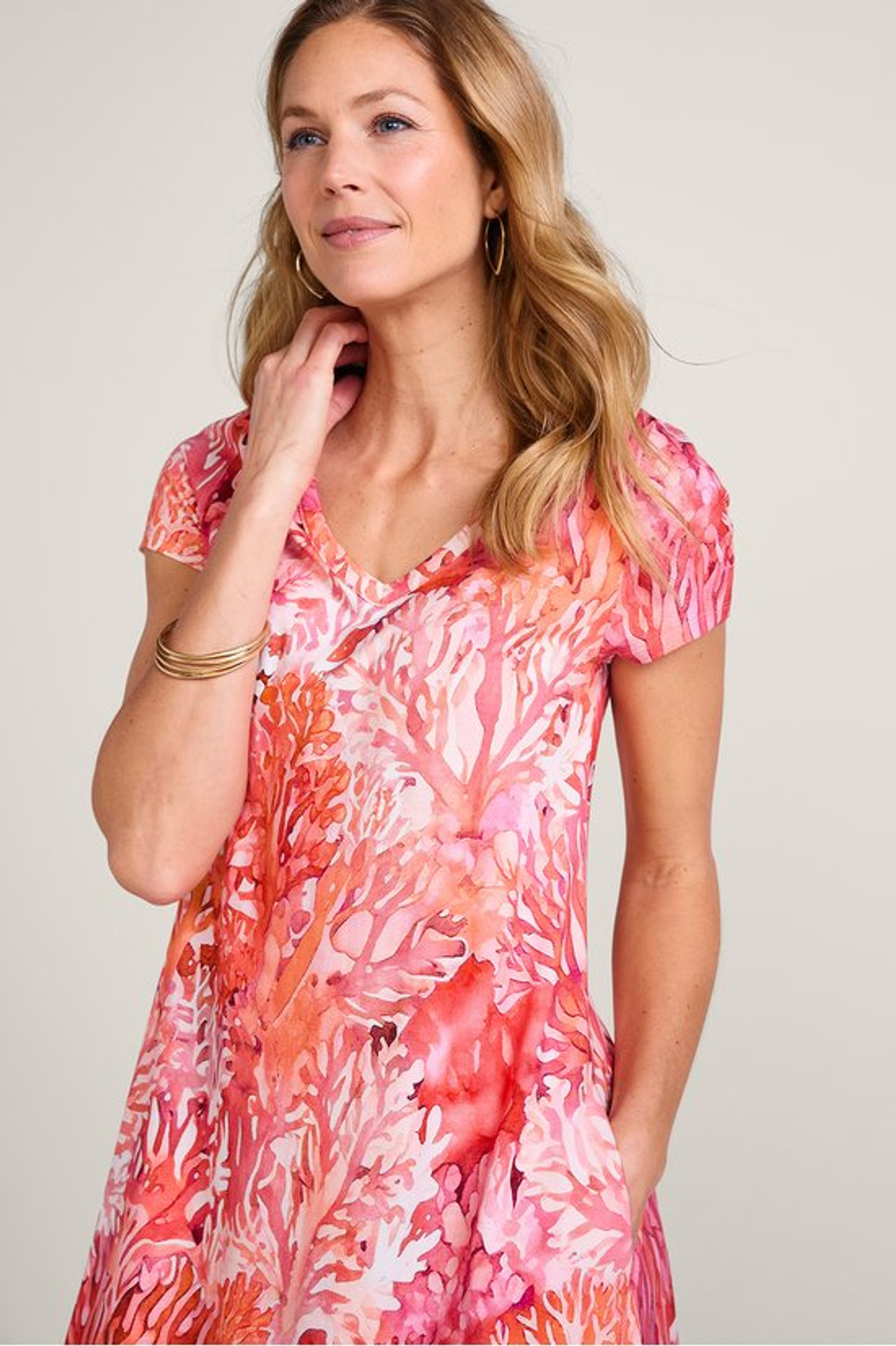 Short Santiago Gaia Dress - Soft Surroundings Outlet