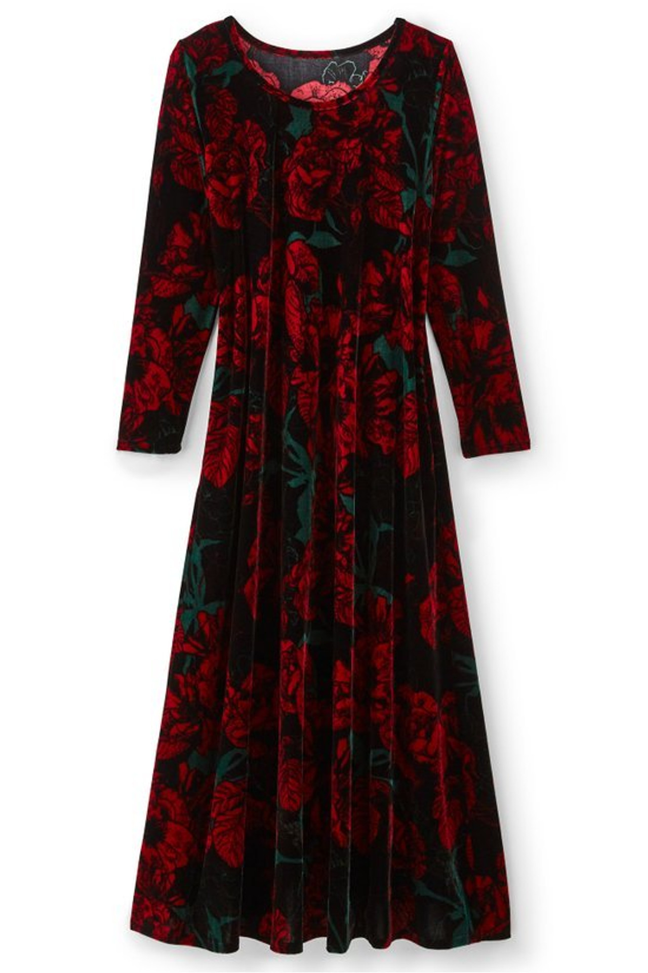 Santiago Stretch Velvet Dress - Soft Surroundings Outlet