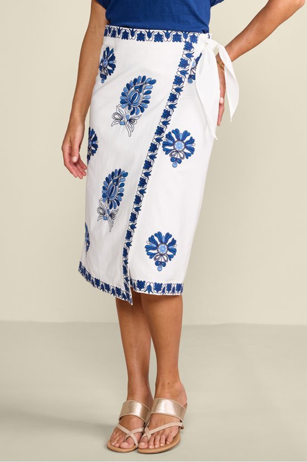 Rayna Midi Skirt - Soft Surroundings Outlet