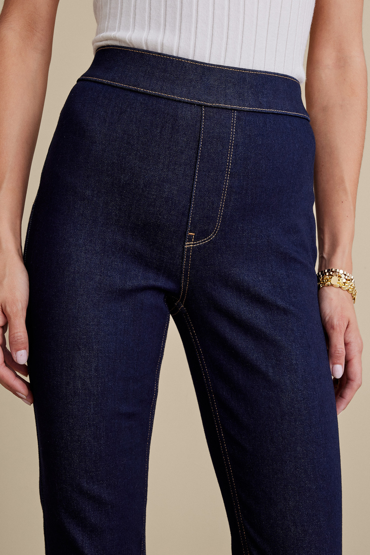 Ultimate Denim Pull-On Slim Leg Jeans - Soft Surroundings Outlet