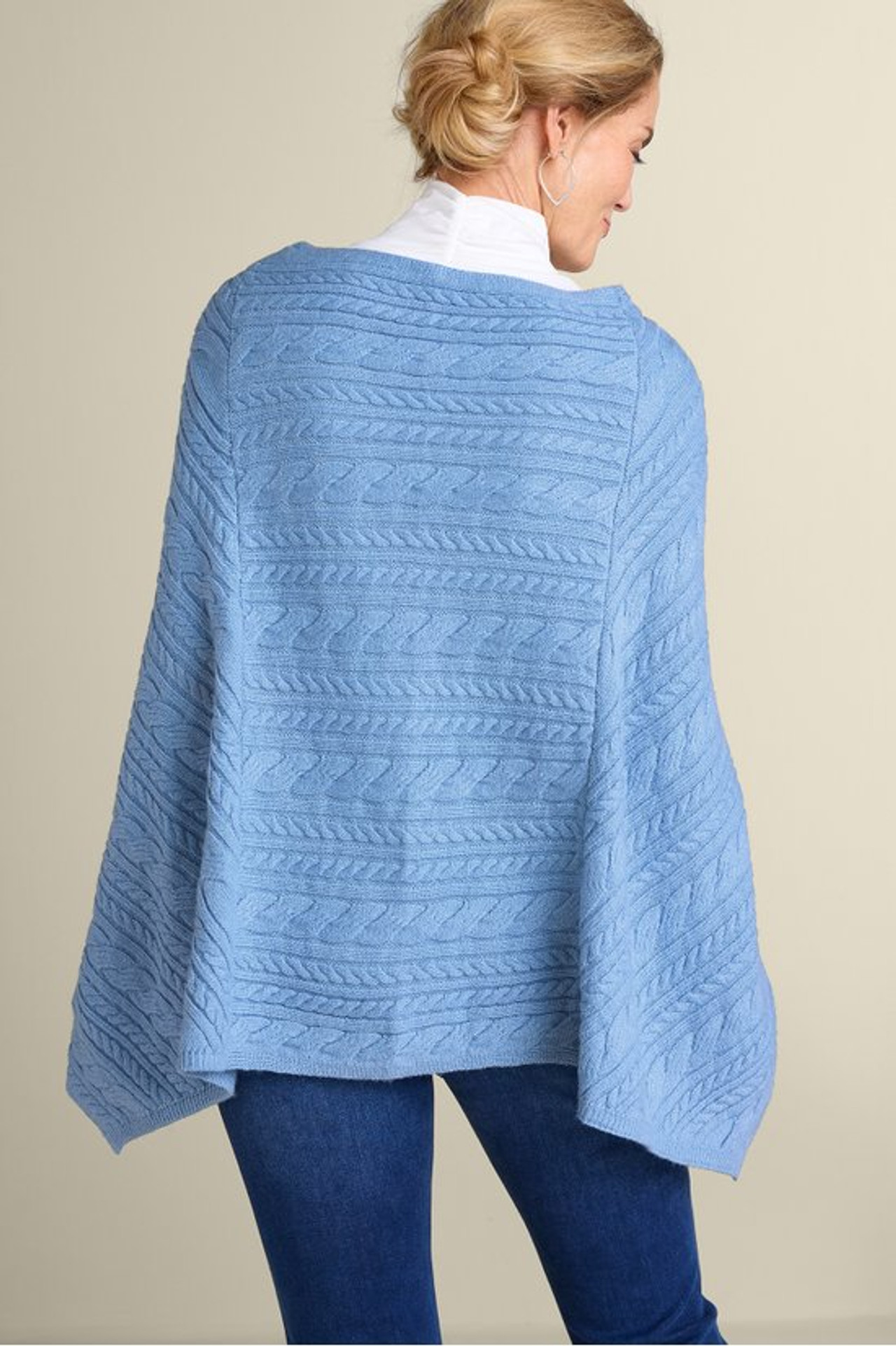 Aren Cable Poncho - Soft Surroundings Outlet