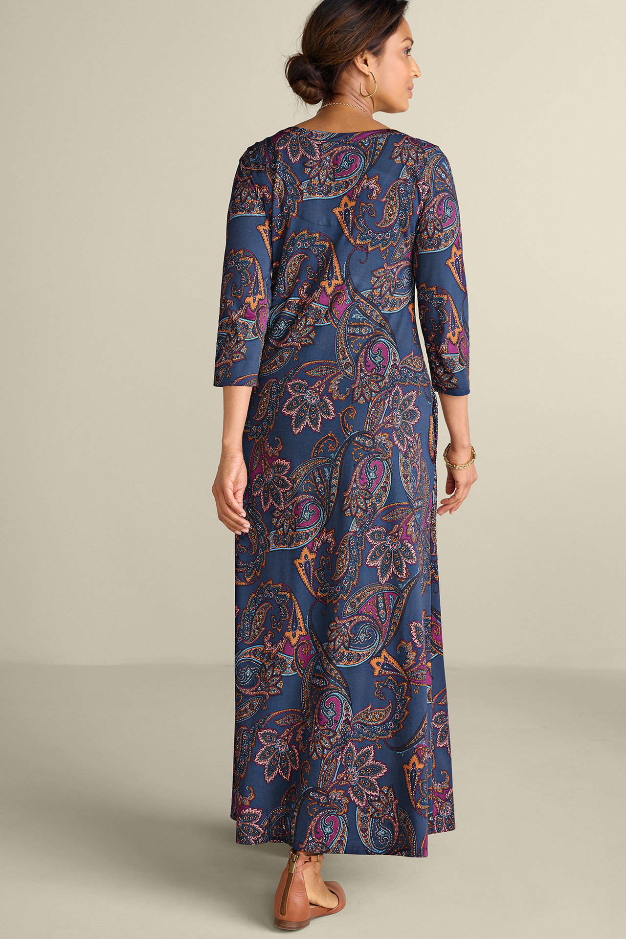 Santiago 3/4 Sleeve Dress - Soft Surroundings Outlet