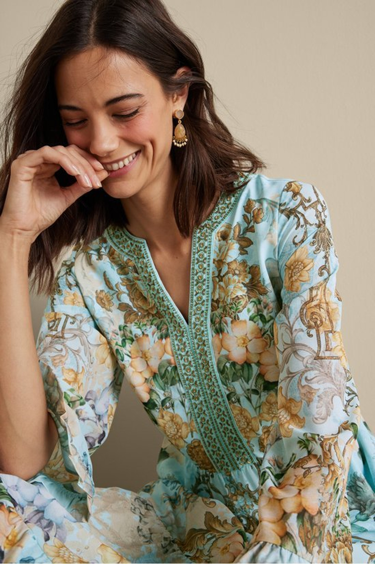 Baroque Maxi Dress - Soft Surroundings Outlet