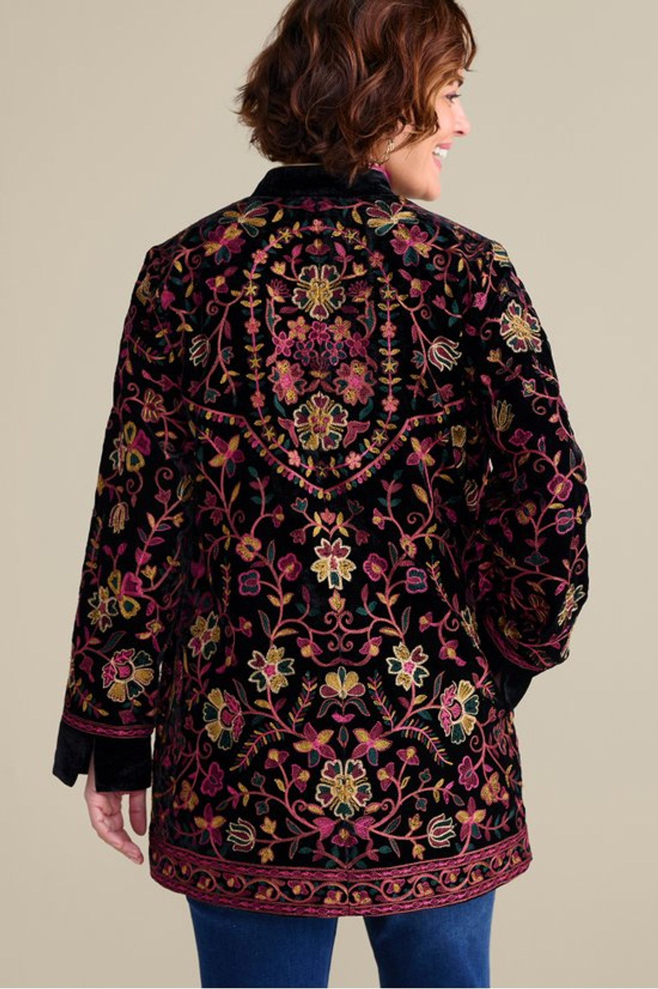 Astrid Velvet Jacket - Soft Surroundings Outlet