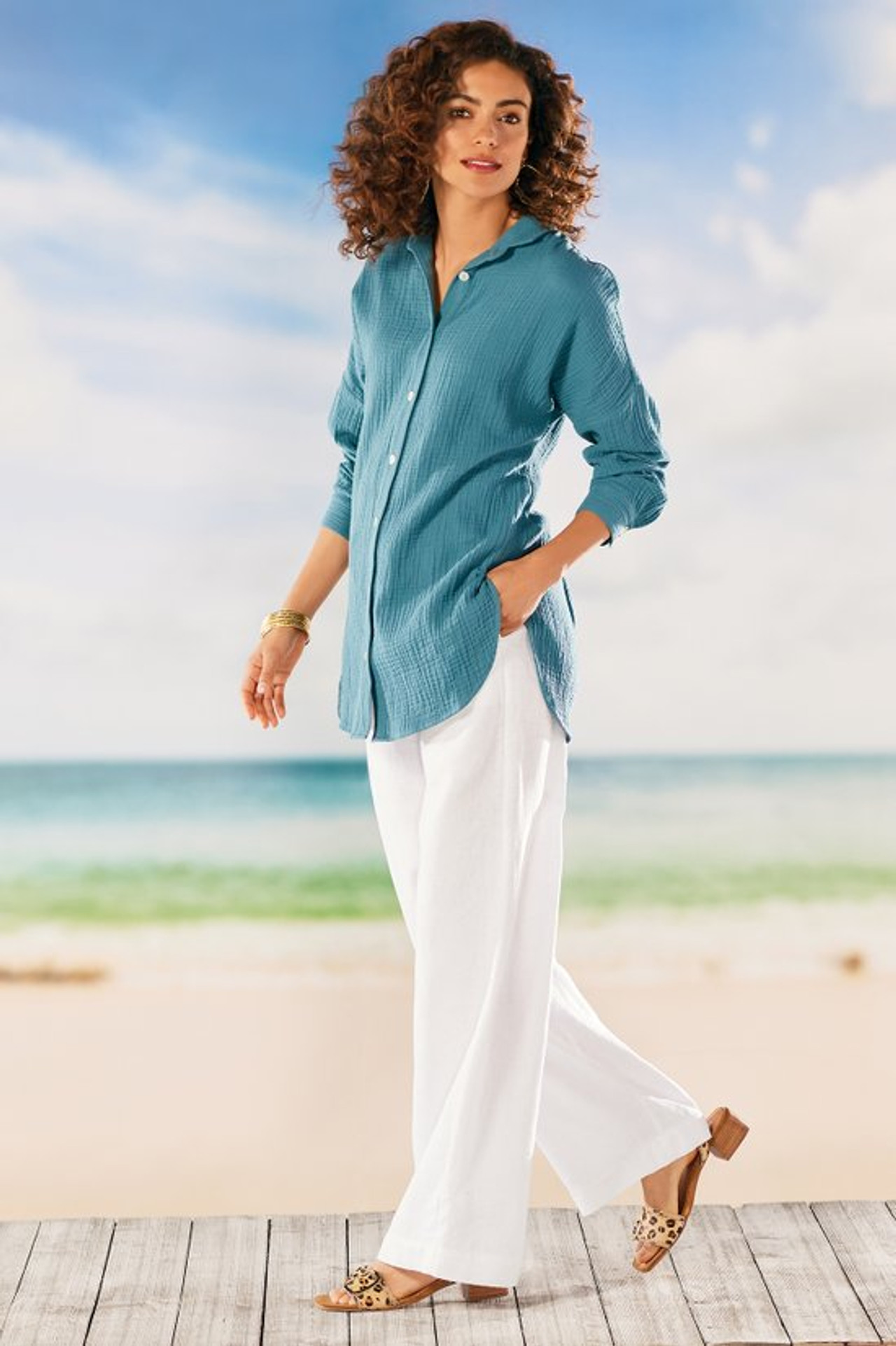 Aliso Point Linen Pants - Soft Surroundings Outlet