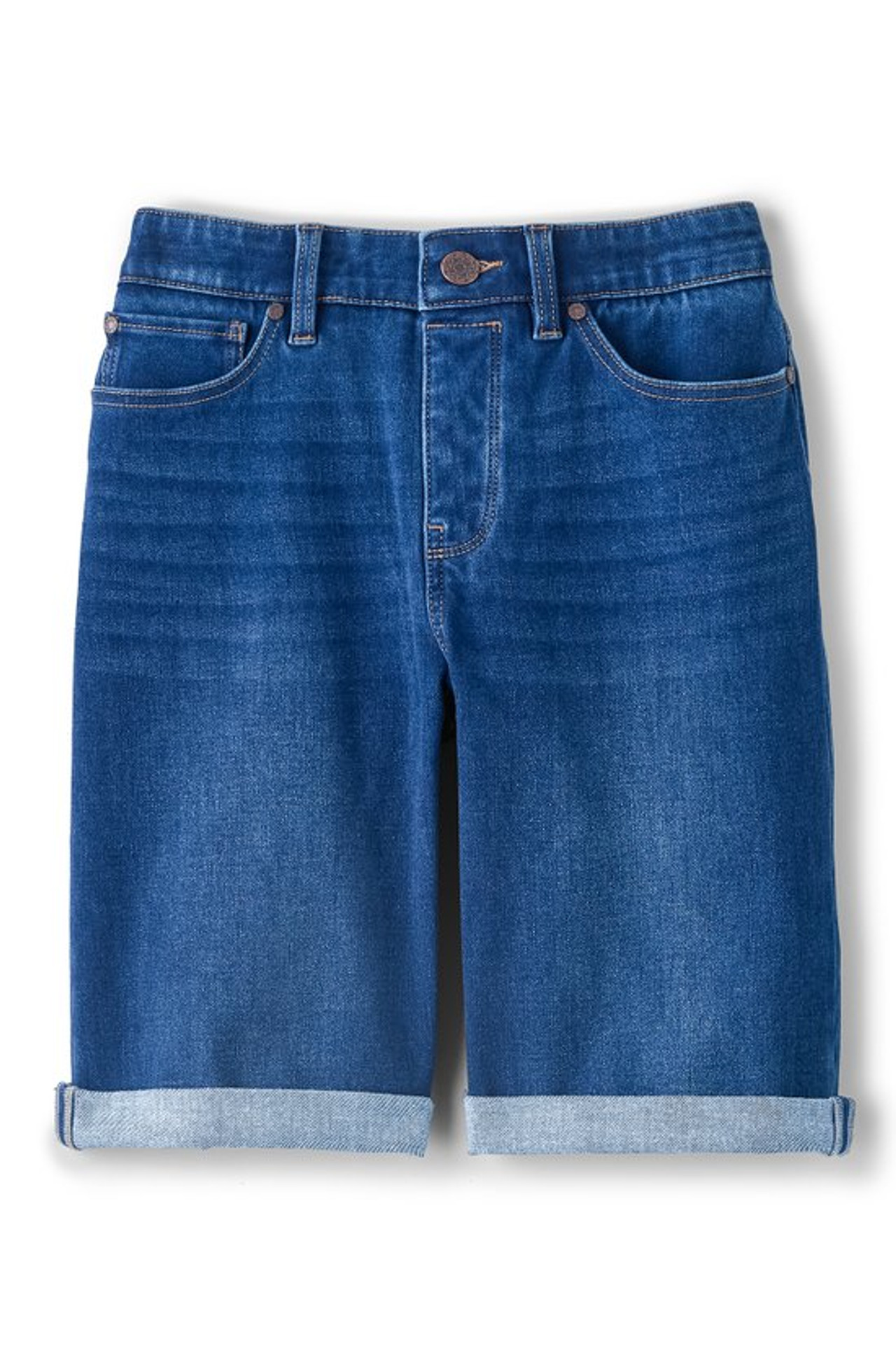 Ultimate Denim Pull On Relaxed Shorts - Soft Surroundings Outlet
