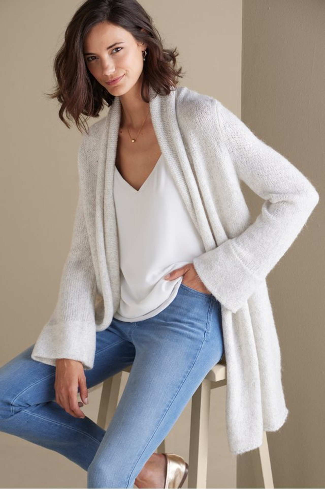 Neva Sequin Cardigan - Soft Surroundings Outlet