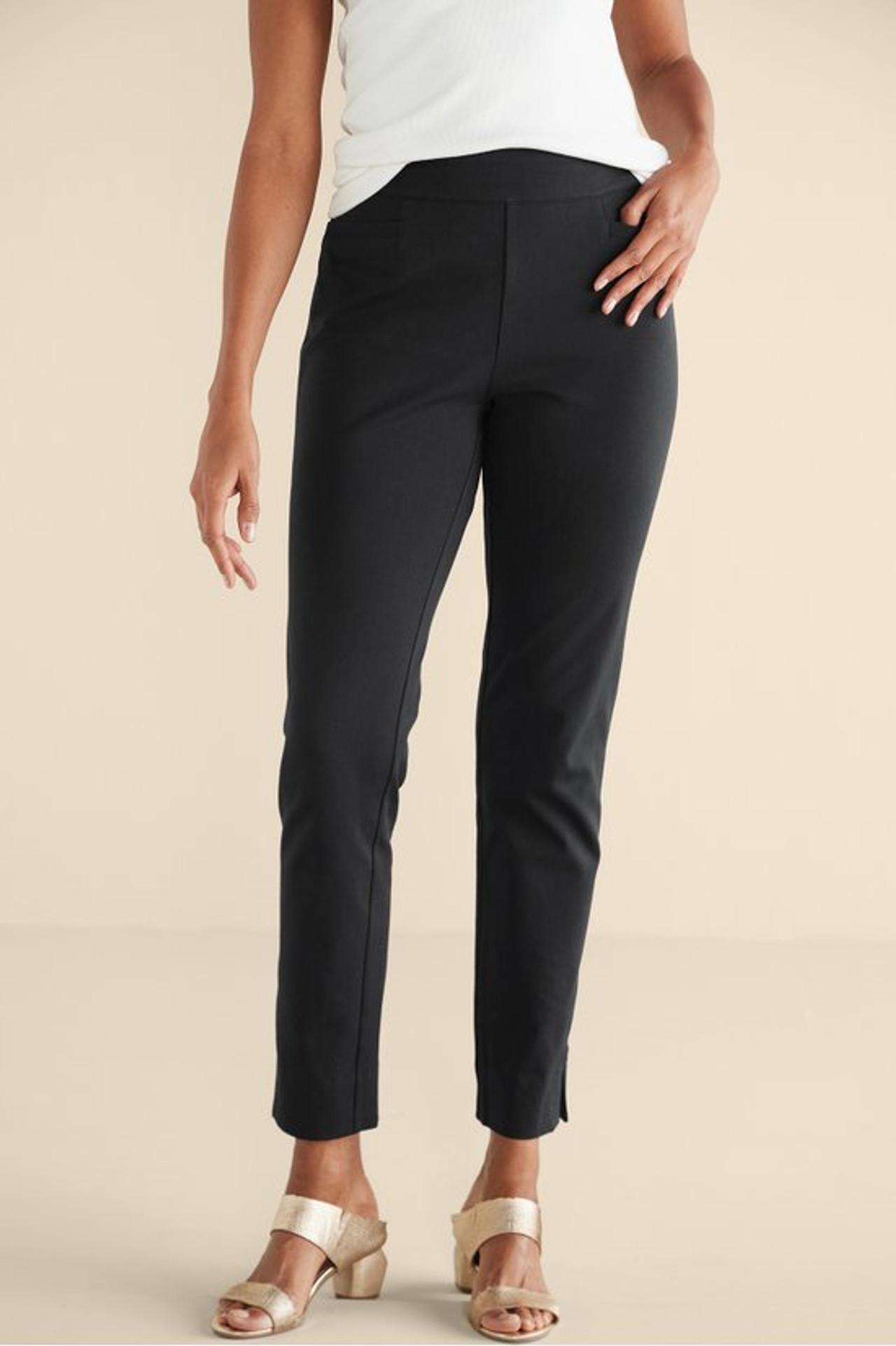 SoftEssential™ SUPERLA Slim Leg Ankle Pants - Soft Surroundings Outlet
