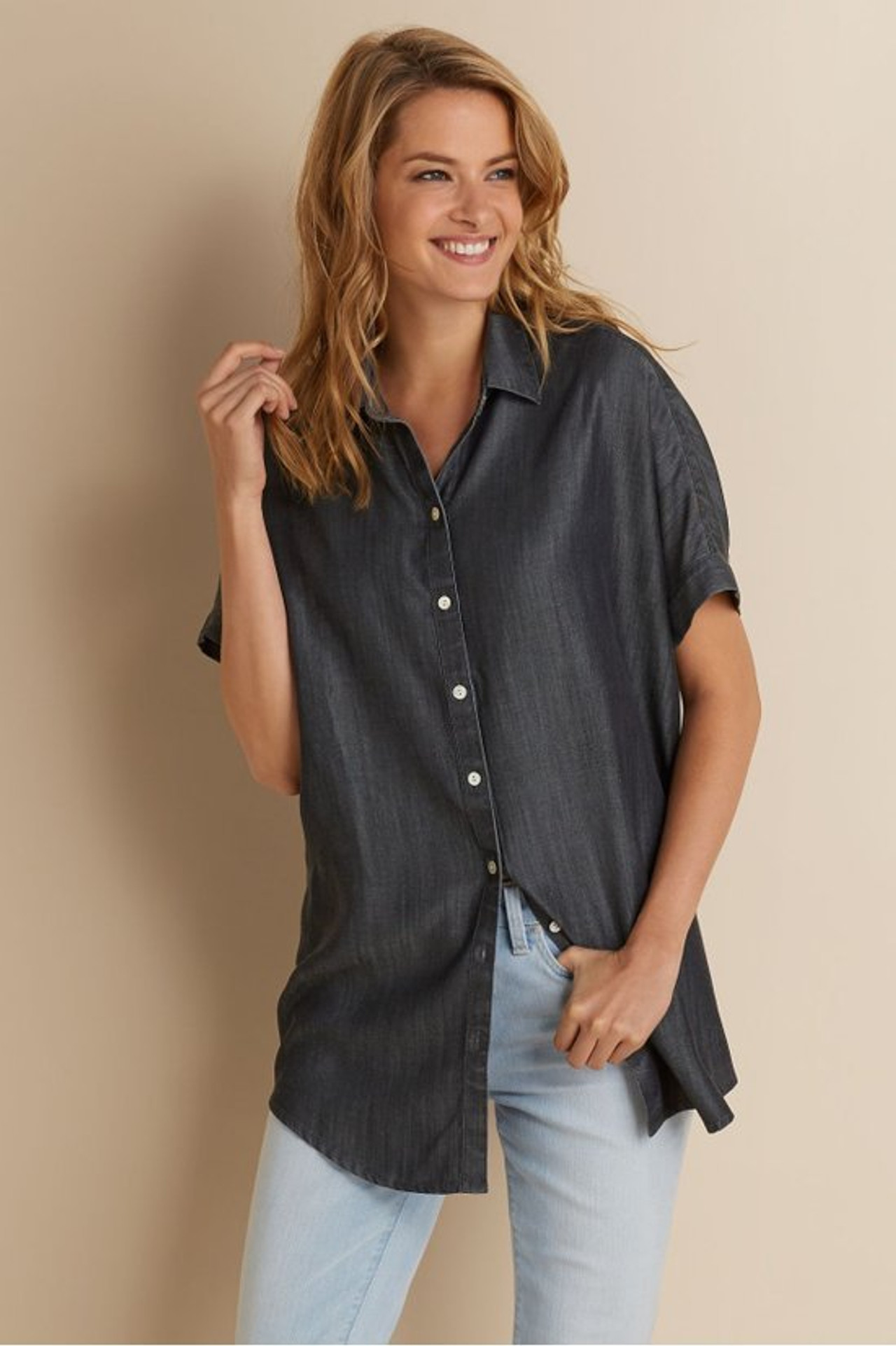 Je Veux TENCEL™ Shirt - Soft Surroundings Outlet