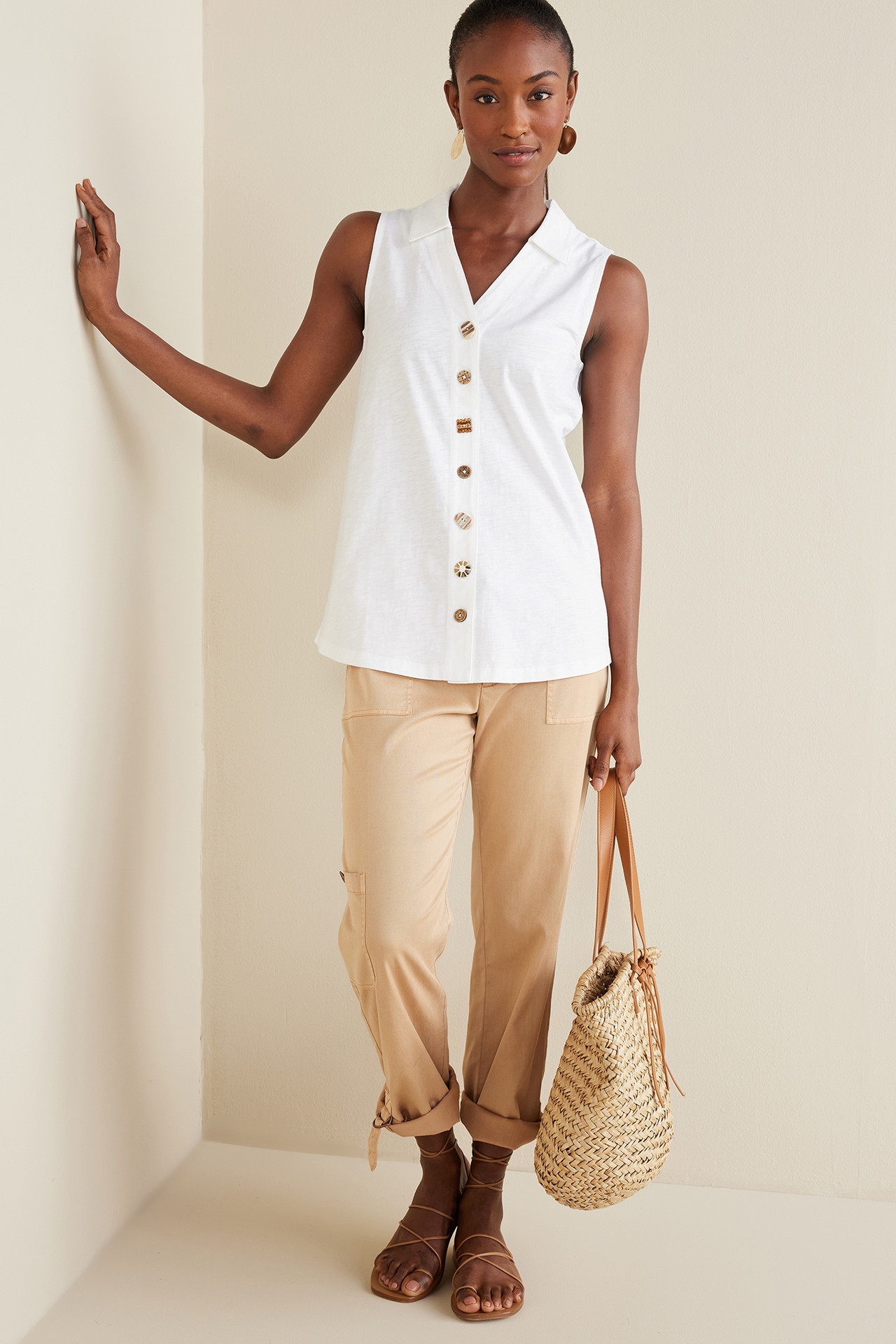 Danielle Sleeveless Tunic - Soft Surroundings Outlet