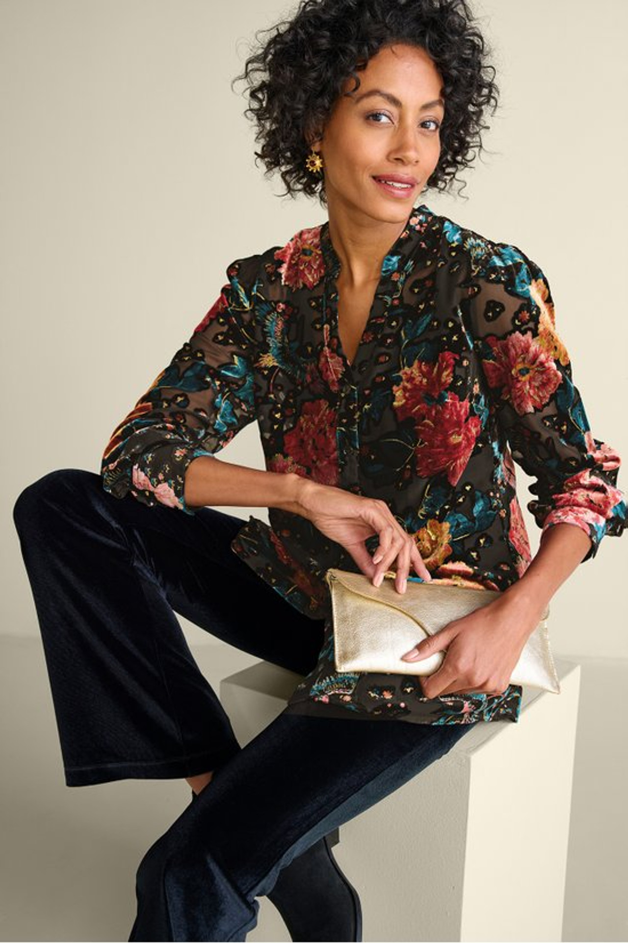 Autumn Velvet Tunic - Soft Surroundings Outlet