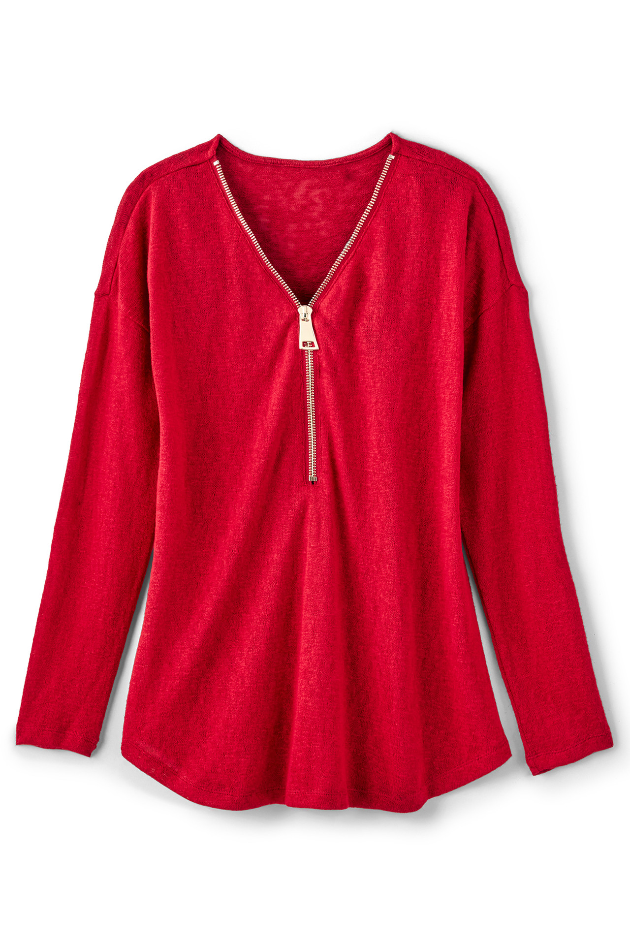 Valentina Zip Sweater - Soft Surroundings Outlet