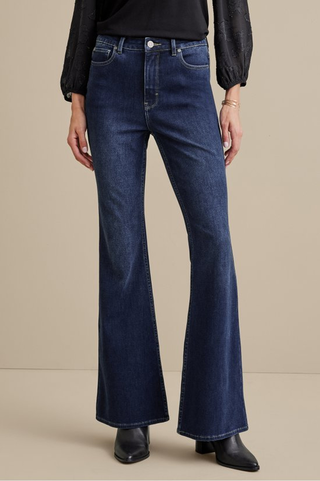Ultimate Denim Flare Jeans - Soft Surroundings Outlet