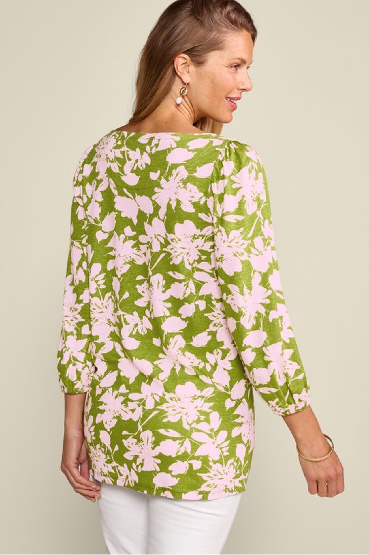 Ainsley Linen Blend Tunic - Soft Surroundings Outlet