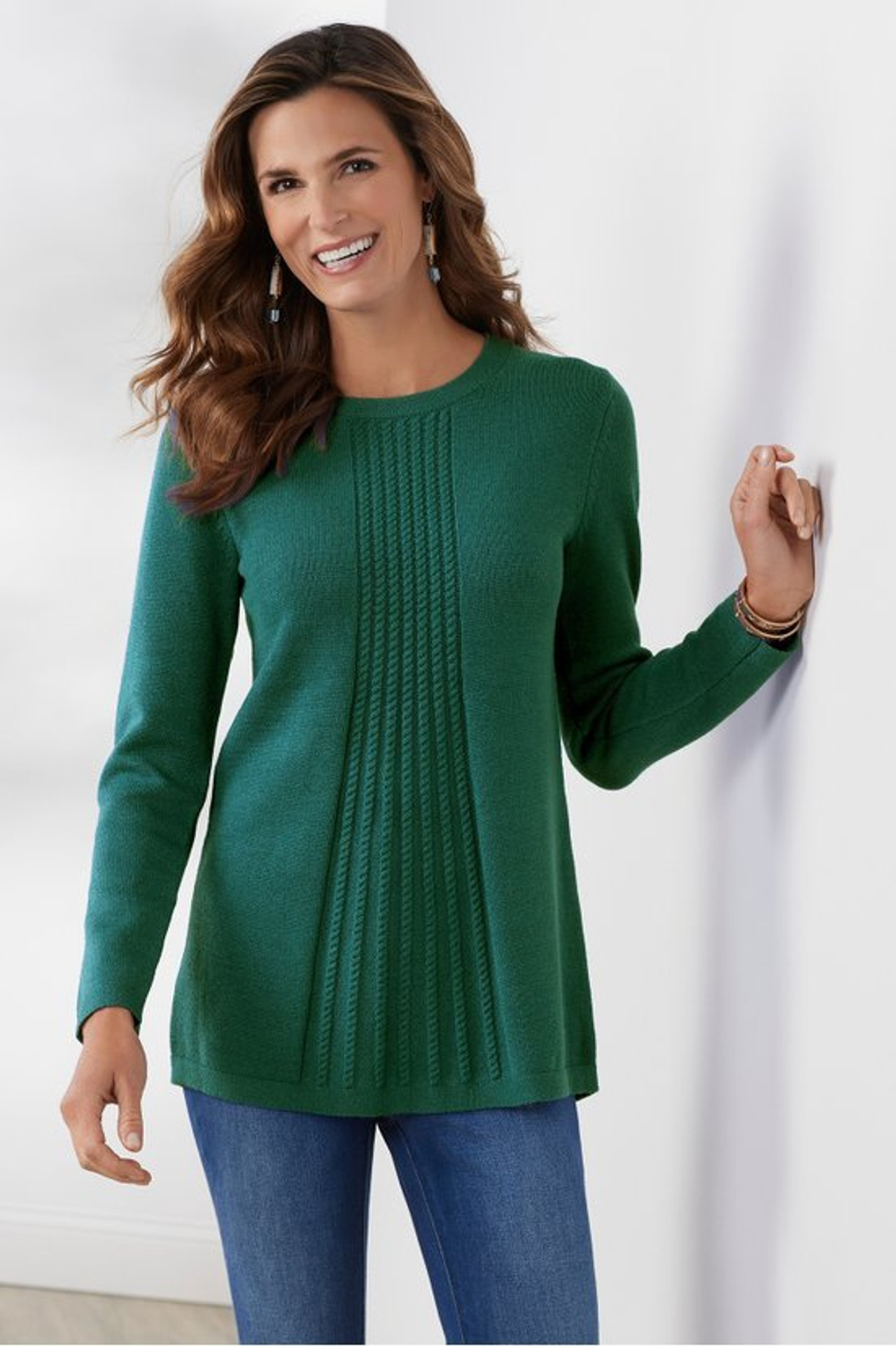 Priscilla Pullover Tunic Sweater - Soft Surroundings Outlet