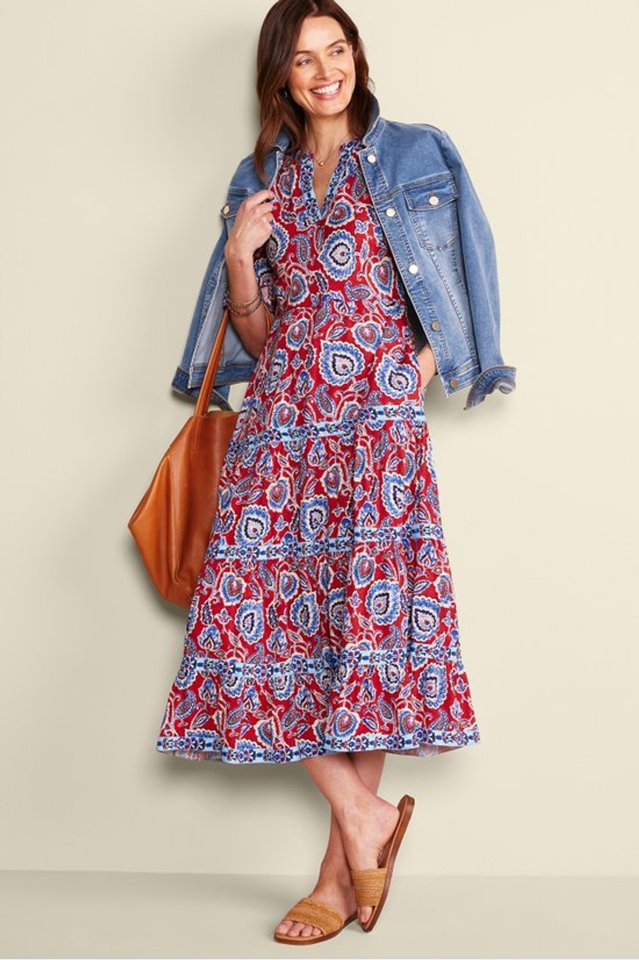 Lilith Midi Dress - Soft Surroundings Outlet