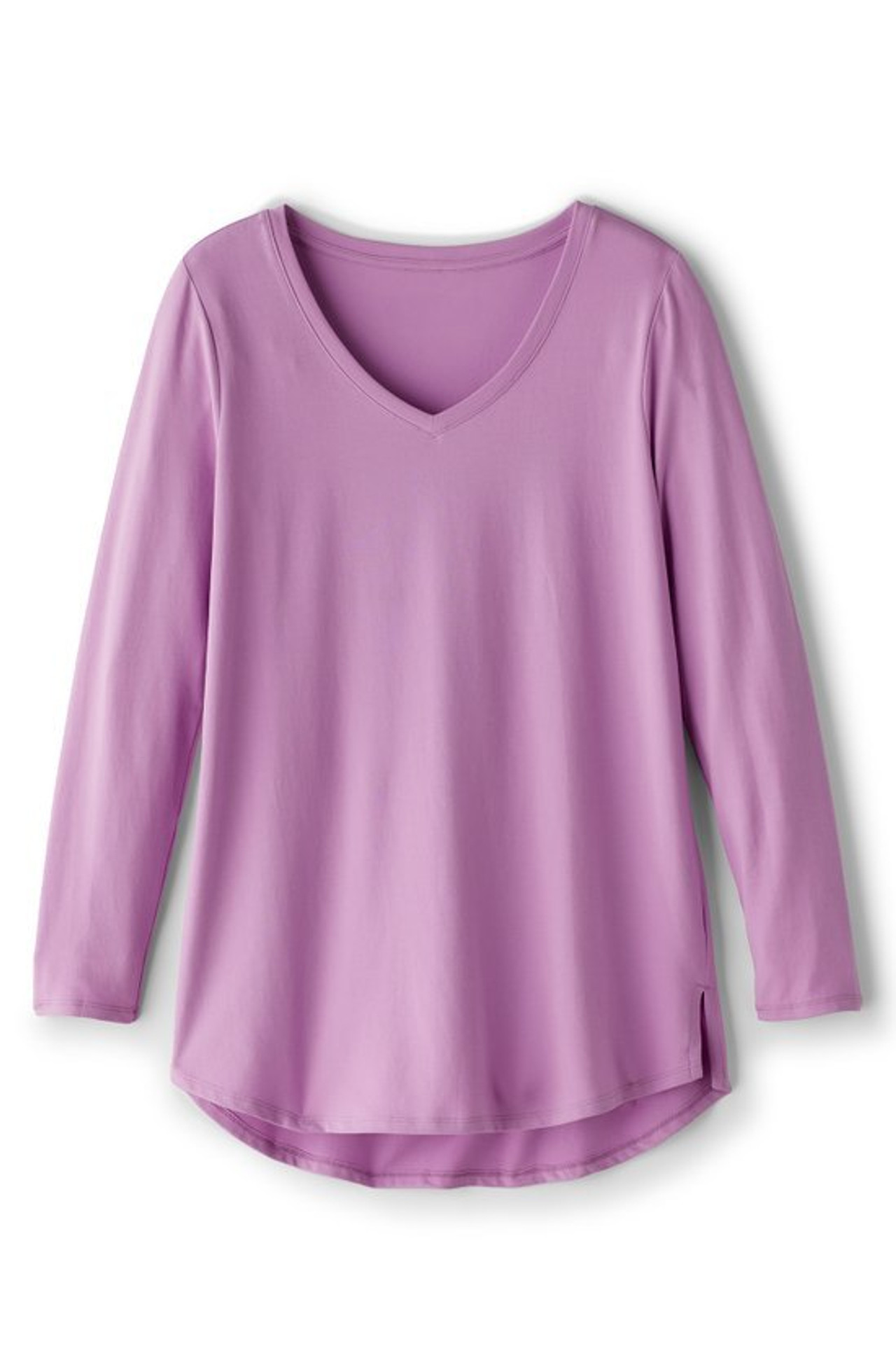 SoftEssential™ Supima® Isabel Long Sleeve Tunic - Soft Surroundings Outlet