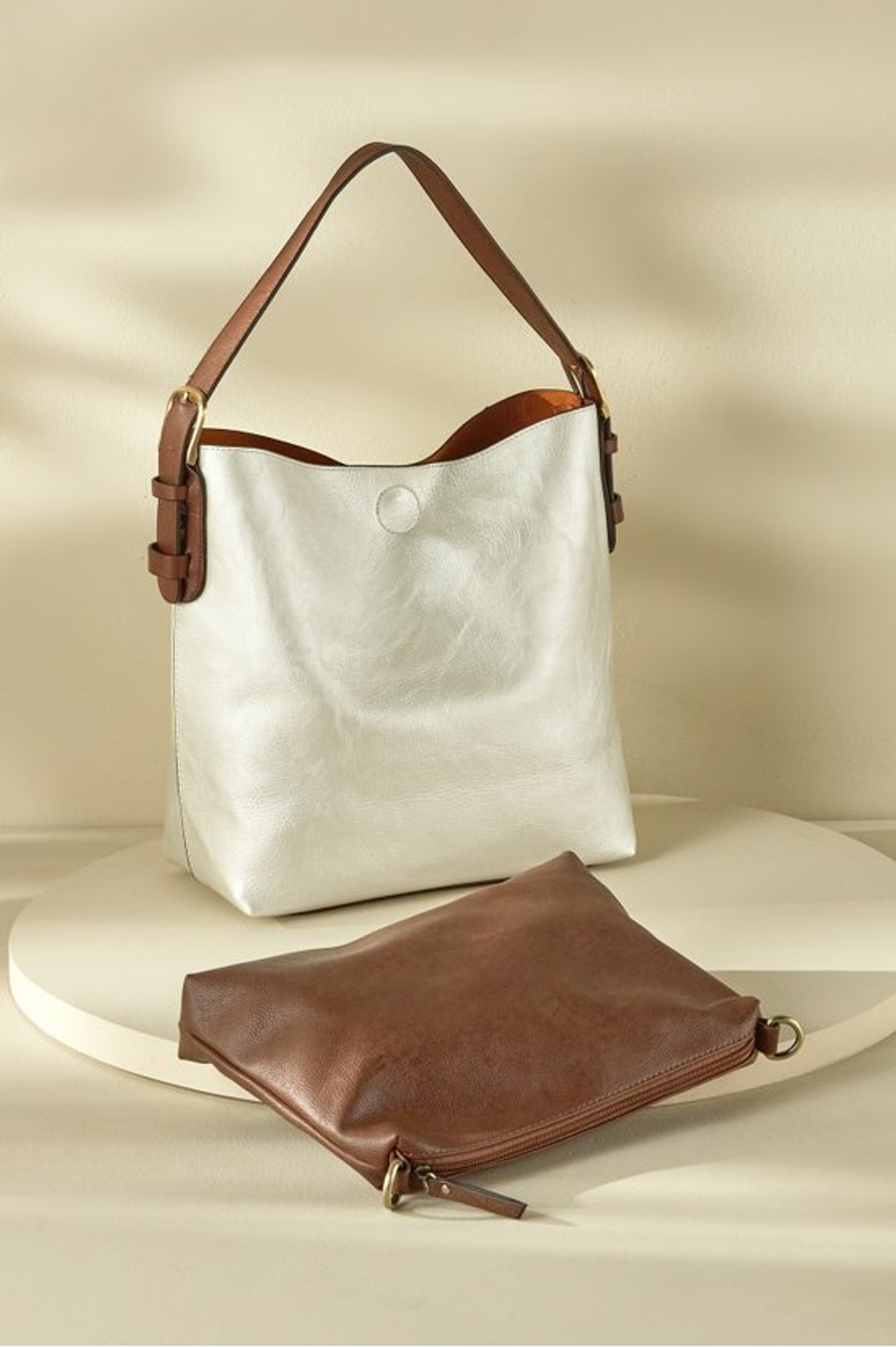 Gabrielle Vegan Leather Handbag - Soft Surroundings Outlet