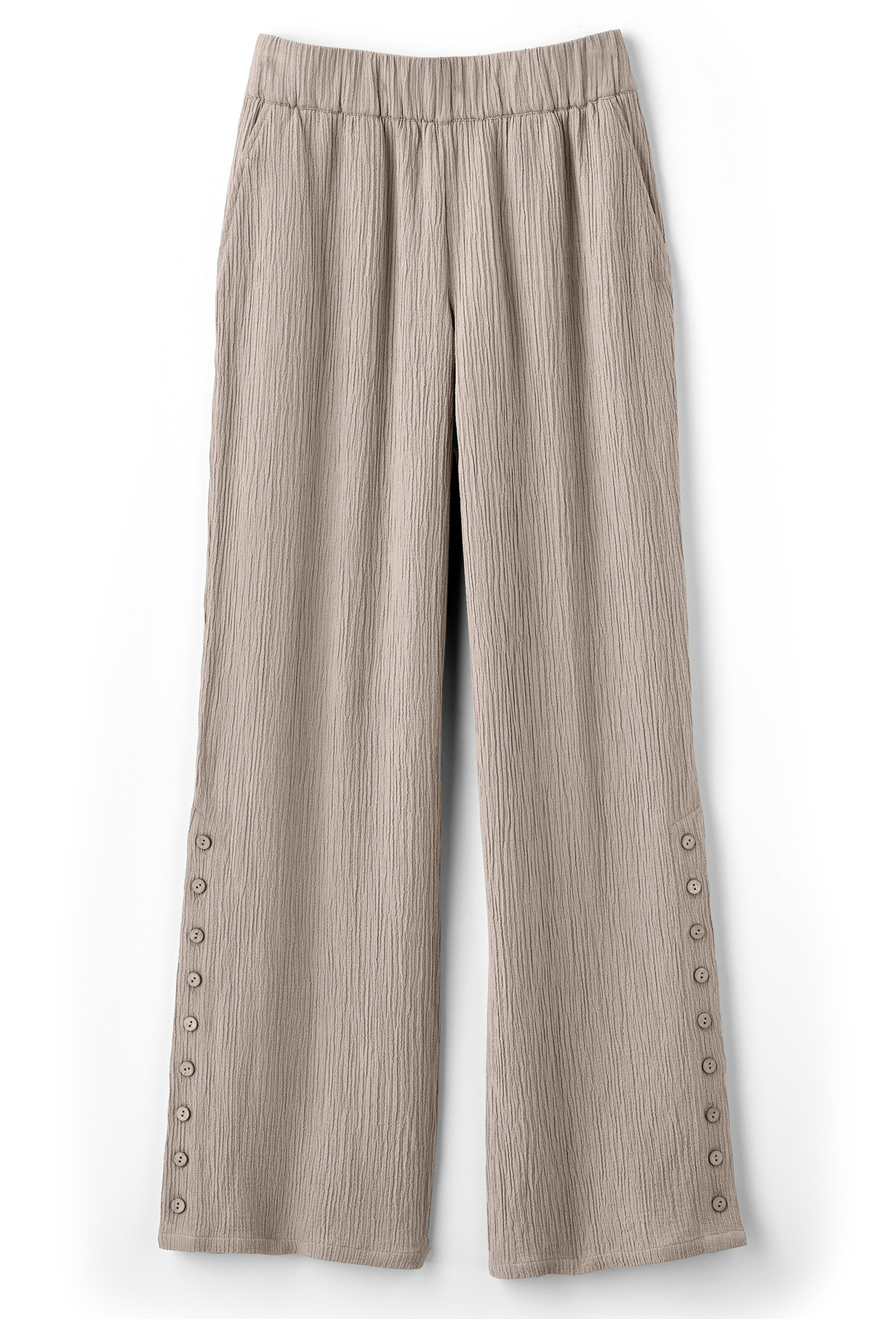Oceo Gauze Wide-Leg Pants - Soft Surroundings Outlet