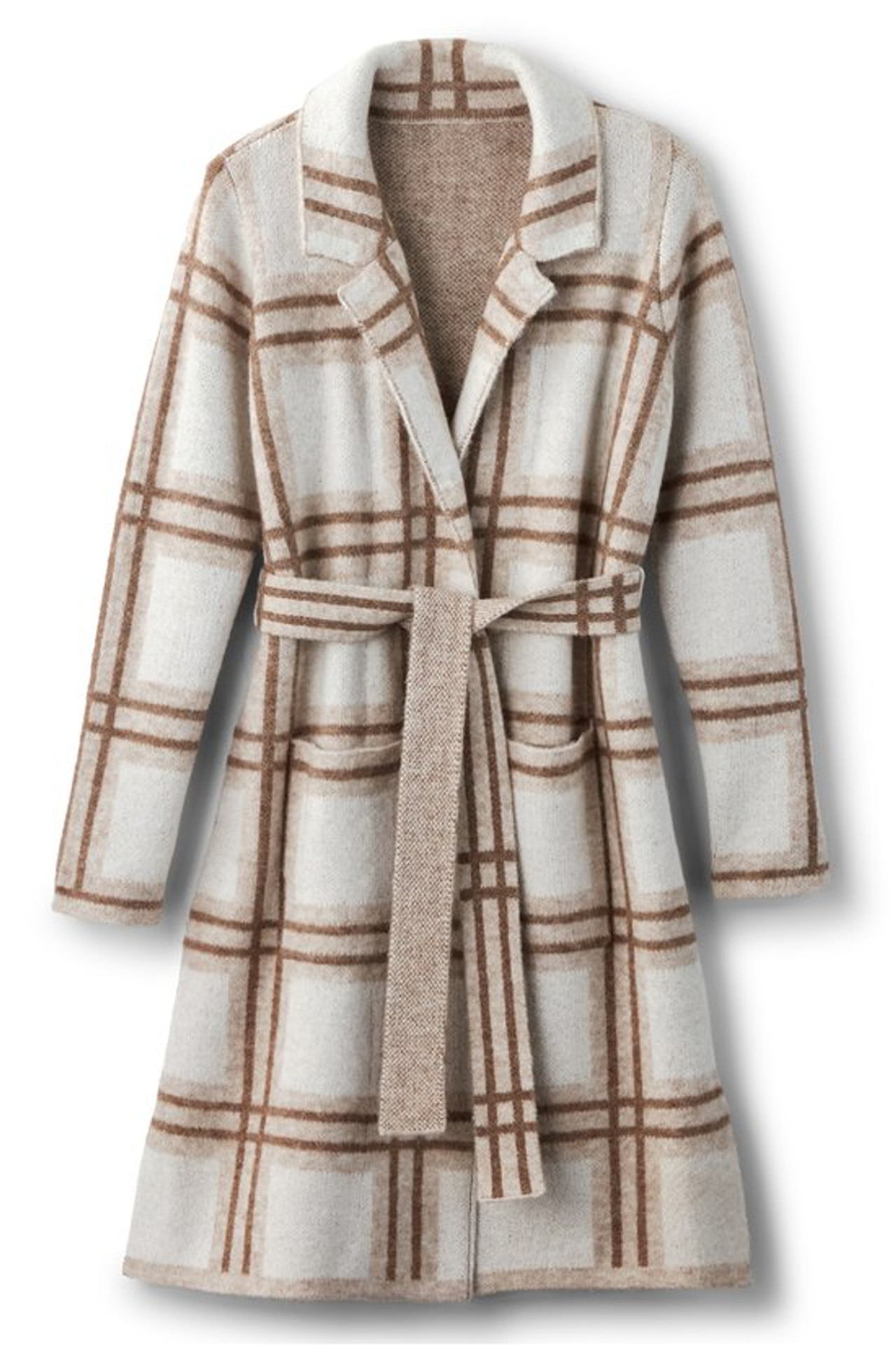 Dulcie Plaid Cardigan - Soft Surroundings Outlet